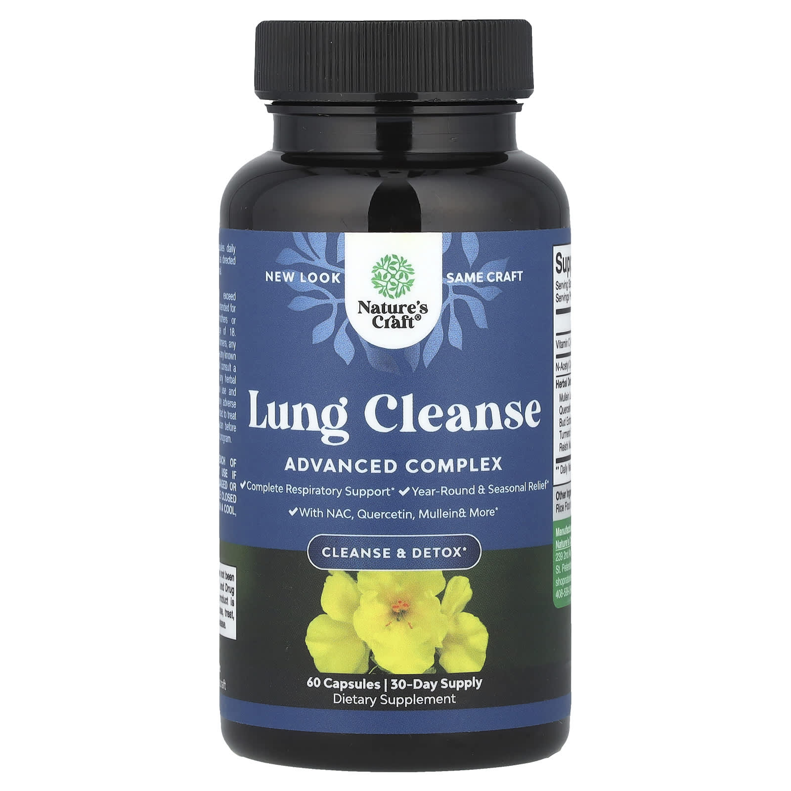 Nature's Craft, Lung Cleanse, 60 капсул