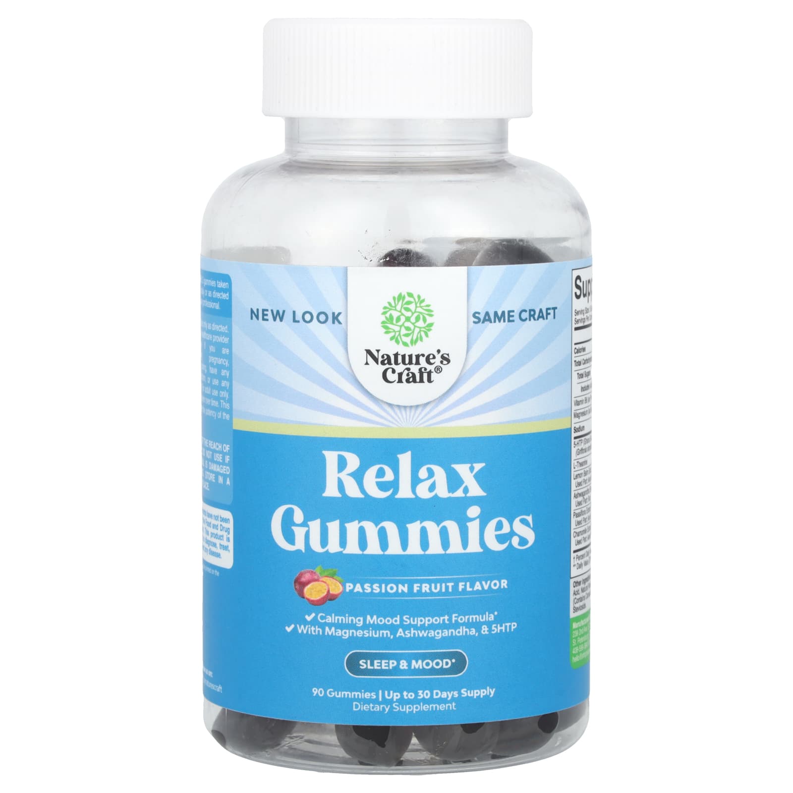 Natures Craft Relax Gummies маракуйя 90 жевательных таблеток 3290₽