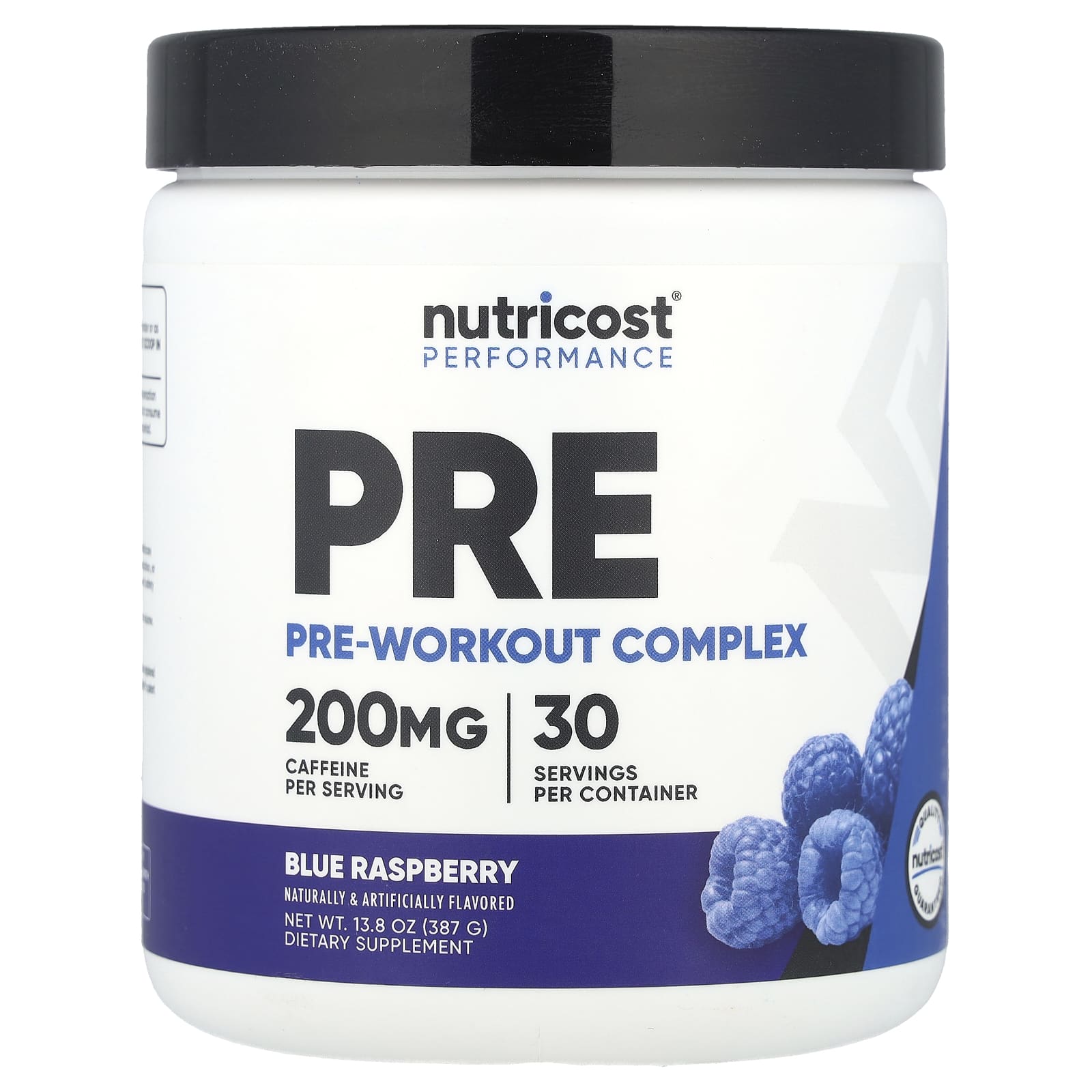 Nutricost Performance предтренировочный комплекс голубая малина 387 г 138 унции 4890₽
