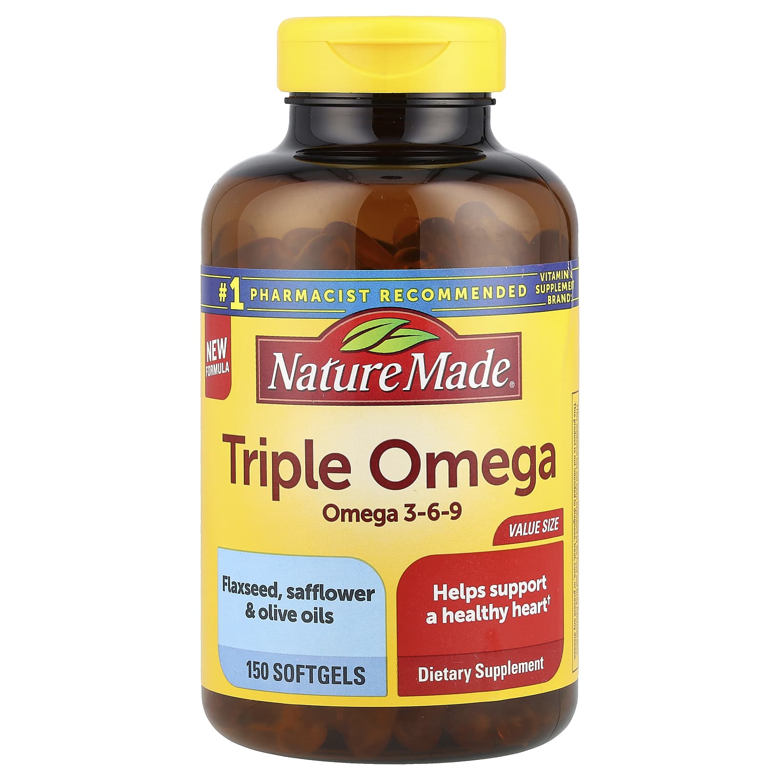 Nature Made, Triple Omega, омега 3-6-9`` 150 мягких таблеток