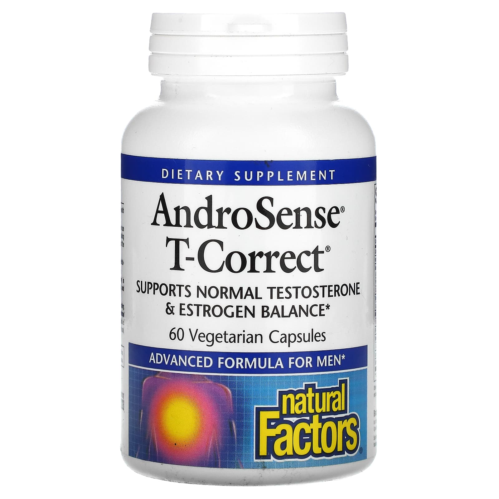Natural Factors AndroSense T-Correct баланс тестостерона и эстрогена 60 вегетарианских капсул 4190₽