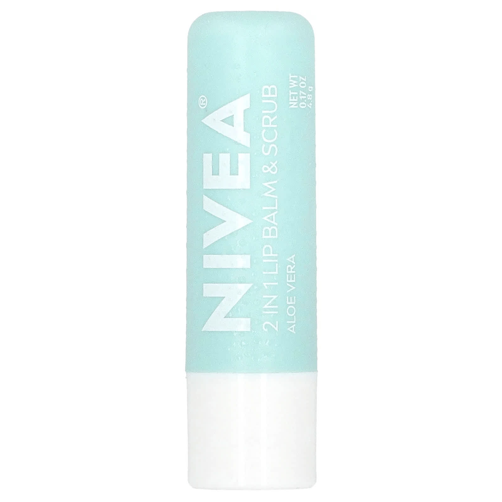 Nivea, Бальзам и скраб 2 в 1, алоэ вера, 4,8 г (0,17 унции)