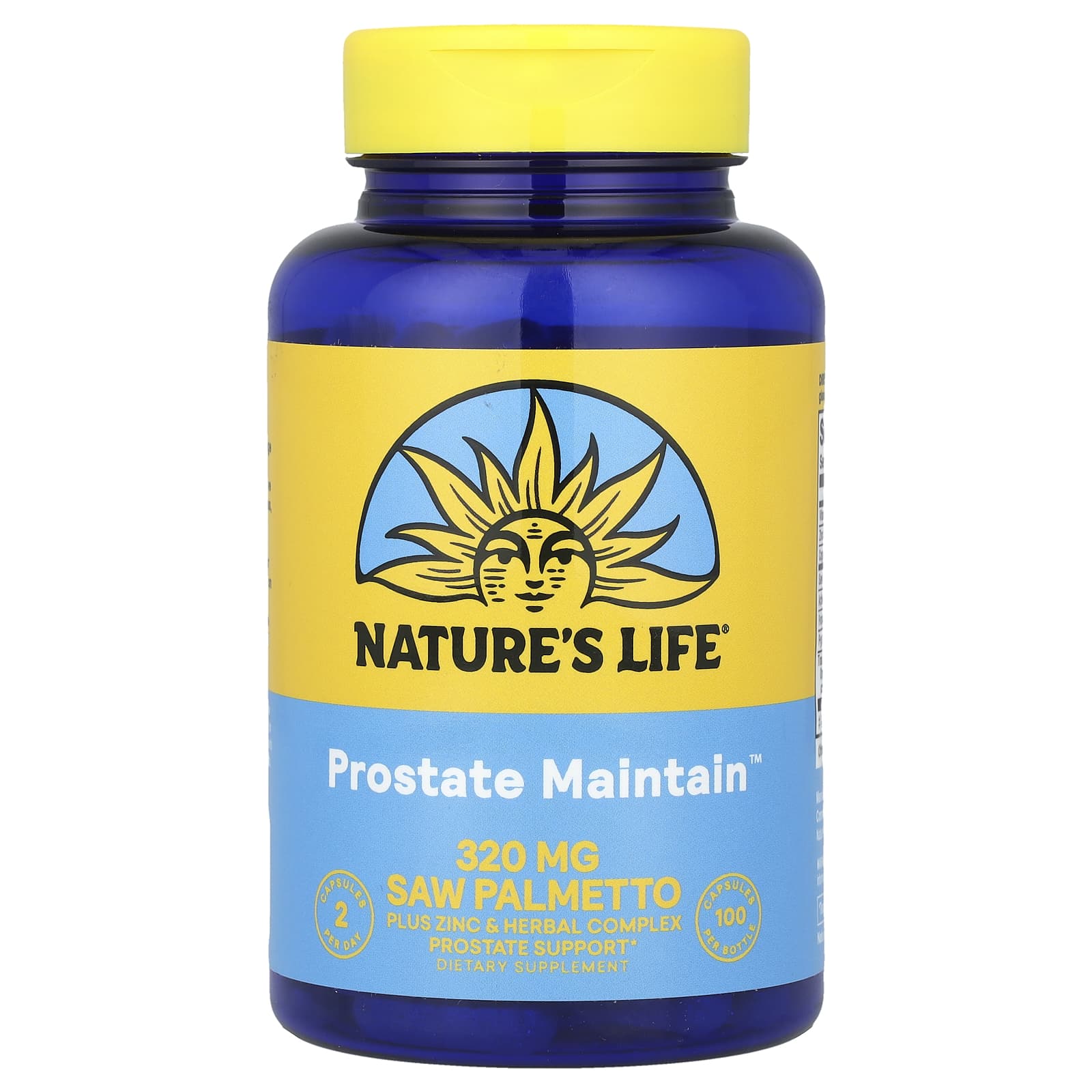 Nature's Life, Prostate Support 600 Plus, 100 капсул