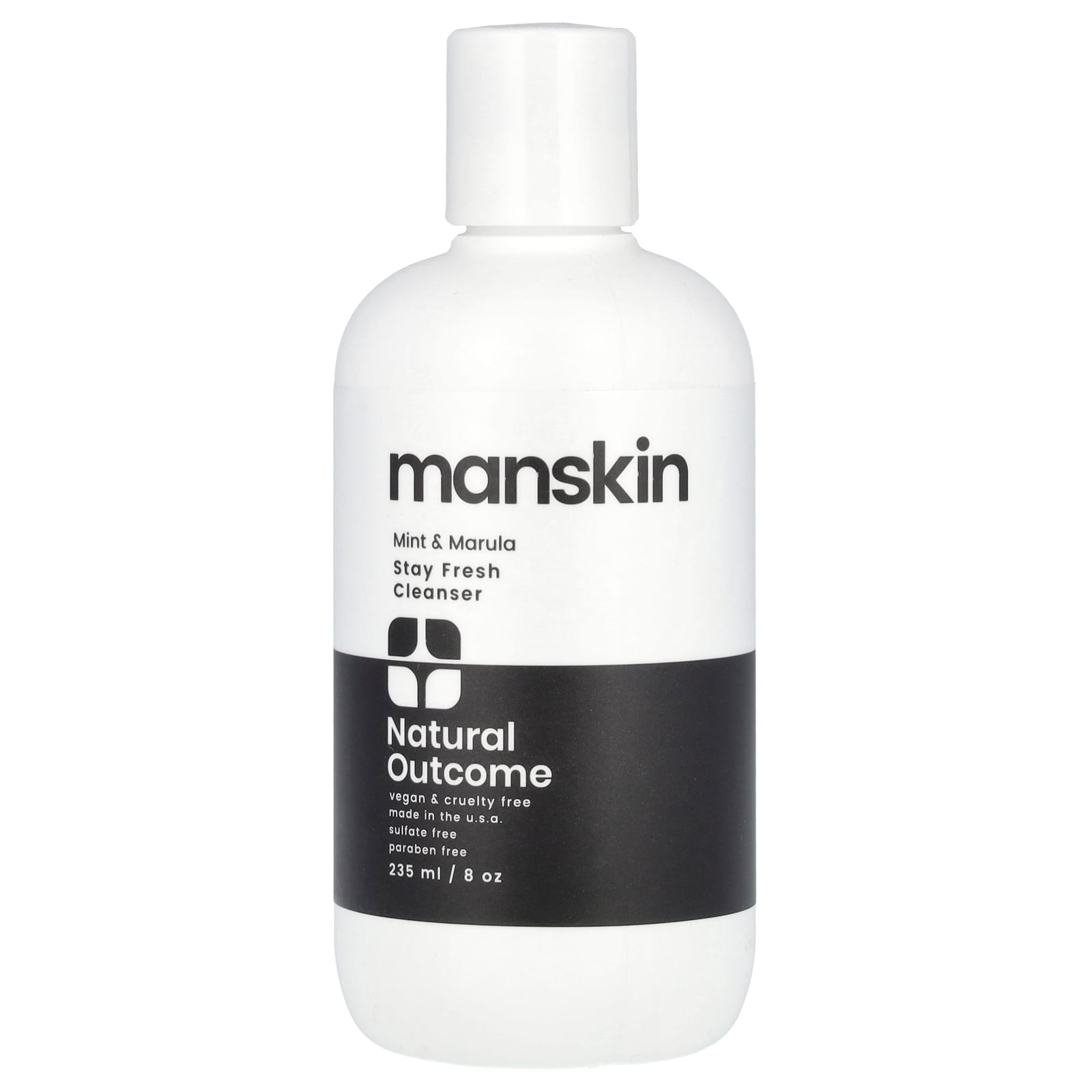 Natural Outcome Manskin очищающее средство Stay Fresh мята и марула 236 мл 8 унций 2390₽