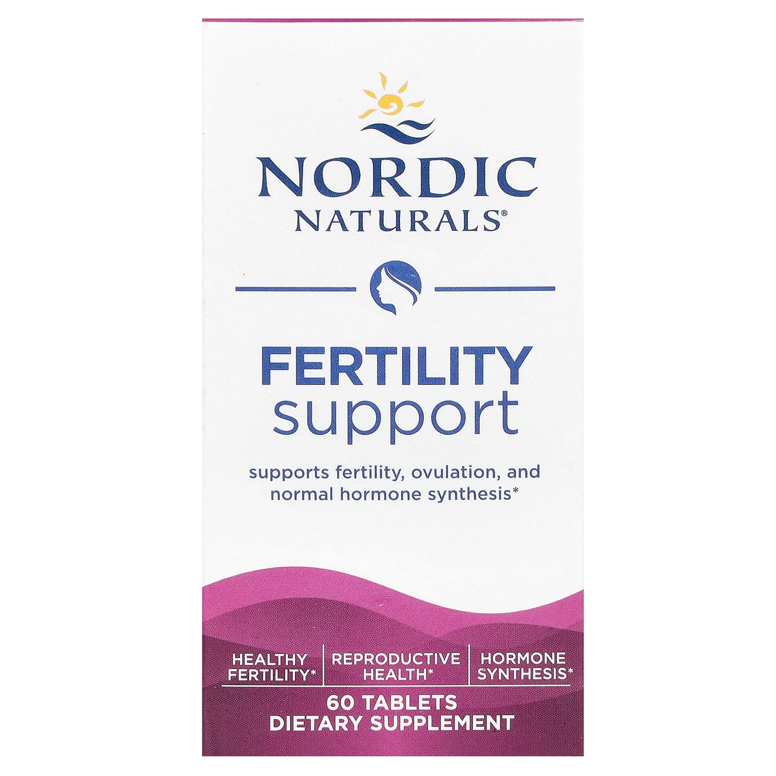 Nordic Naturals, поддержка фертильности, 60 таблеток