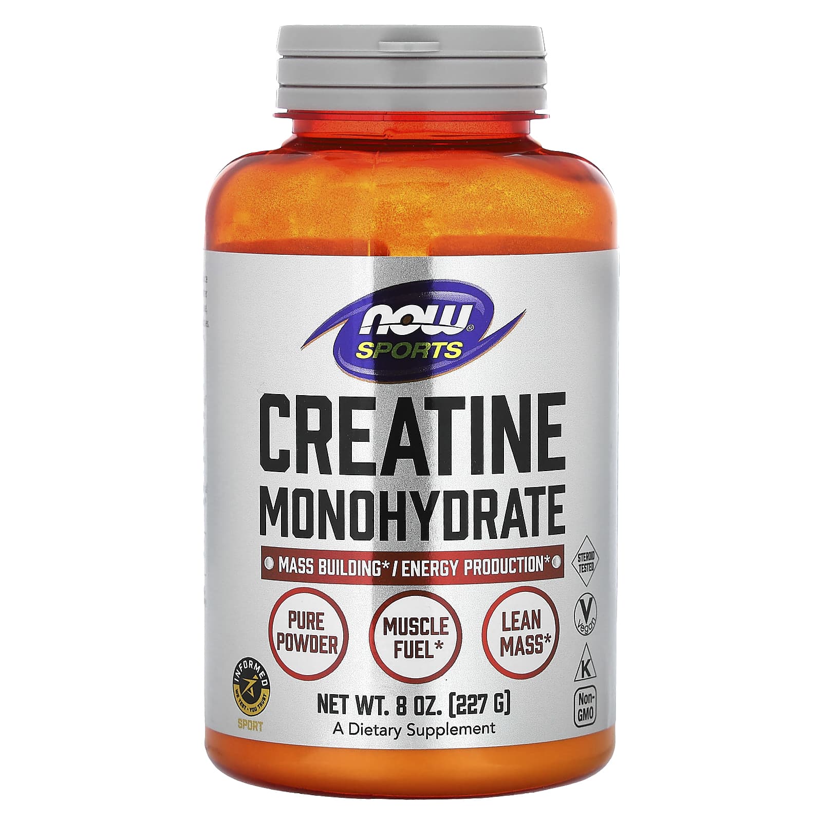 NOW Foods, Sports, моногидрат креатина, 227 г (8 унций)