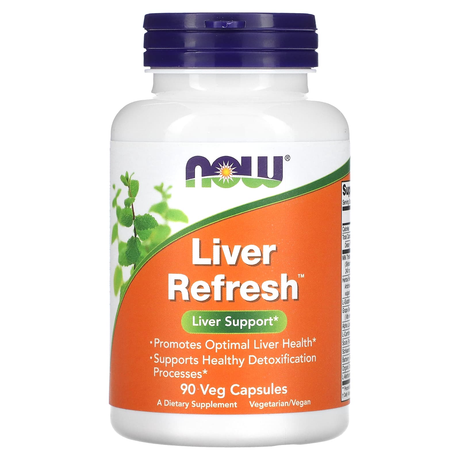 NOW Foods, Liver Refresh, 90 растительных капсул