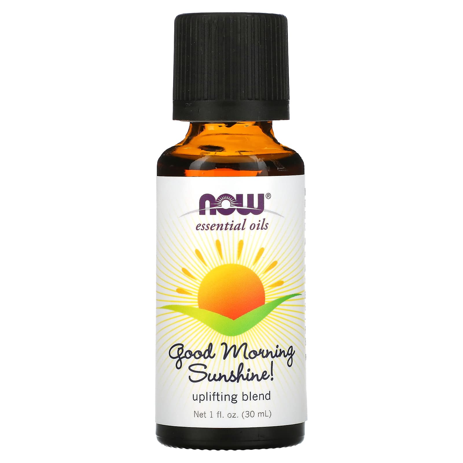 NOW Foods, Essential Oils, Good Morning Sunshine!, эфирное масло, бодрящая смесь, 30 мл (1 жидк. унция)