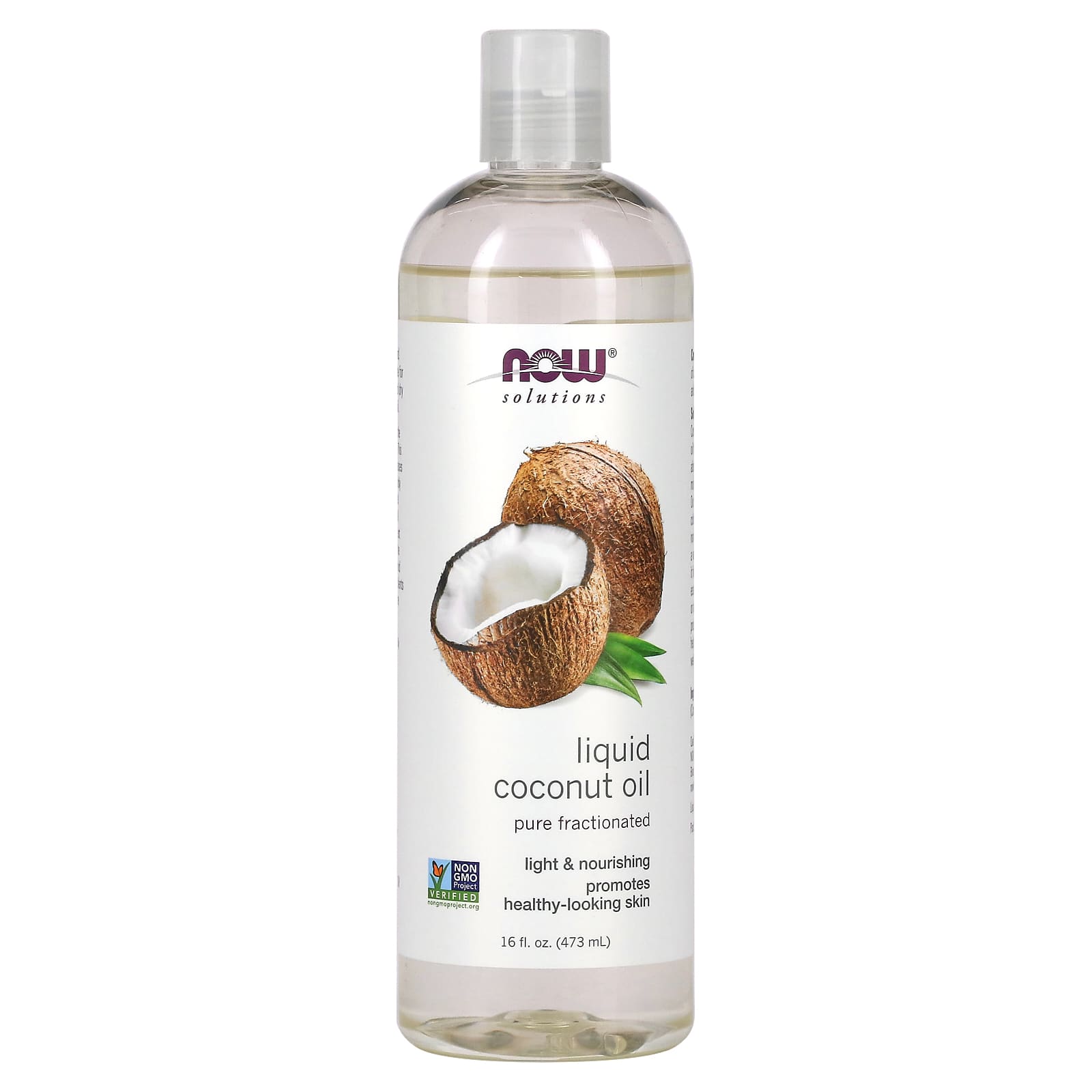 NOW Foods, Жидкое кокосовое масло, чистое ректифицированное, 473 мл