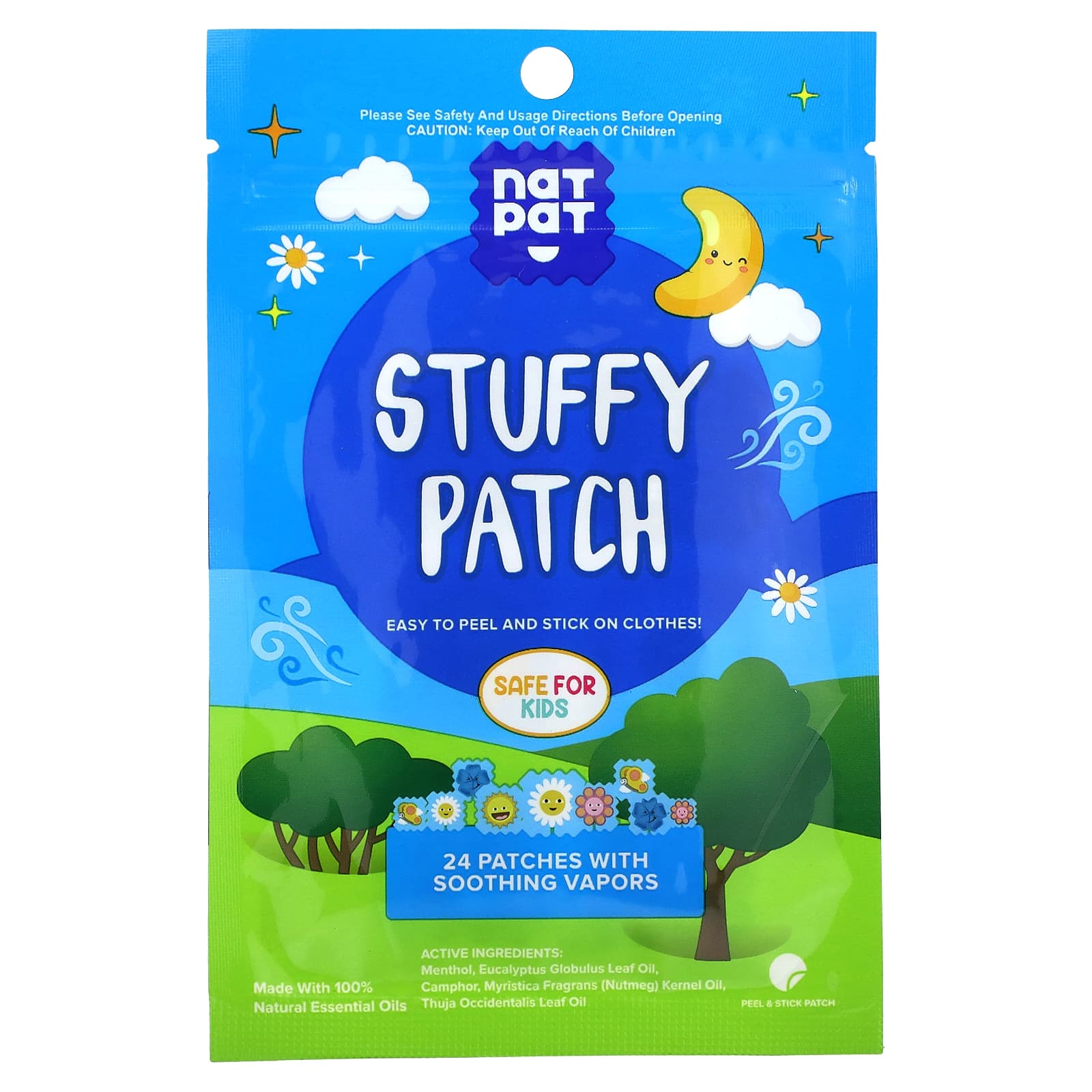 NATPAT, Nat Pat, Stuffy Patch, 24 патча