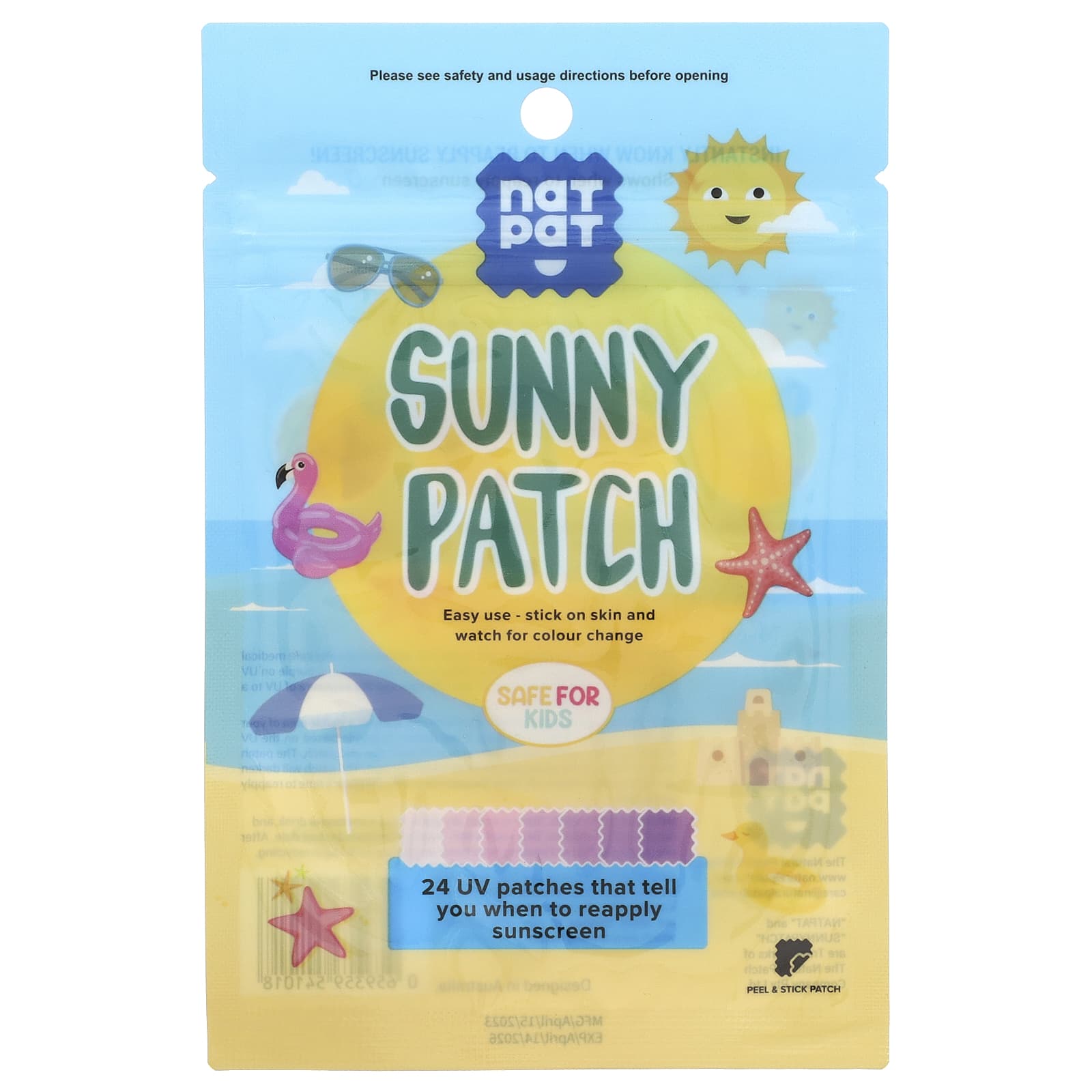 NATPAT, Sunny Patch, 24 УФ-патча