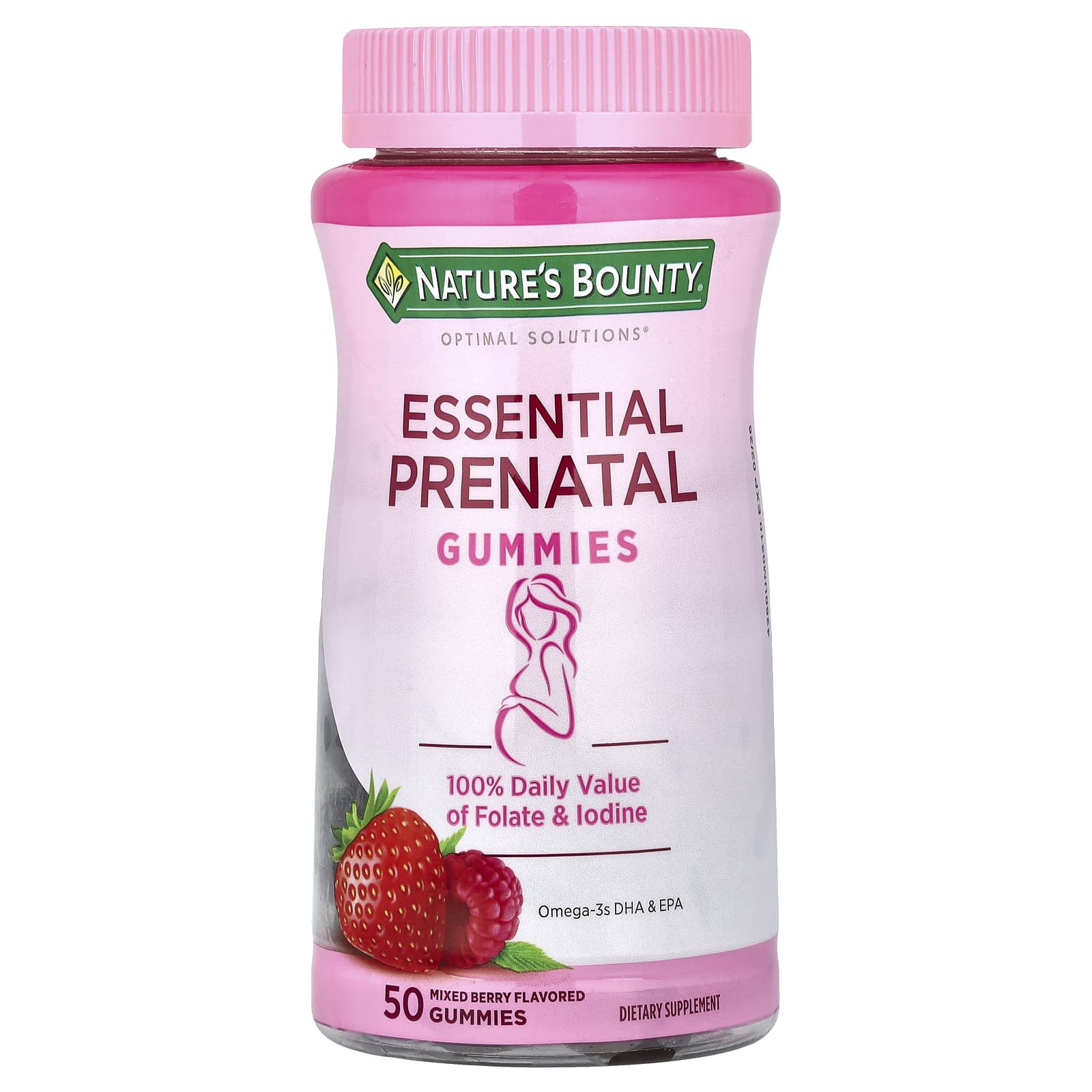 Natures Bounty Essential Prenatal Gummies ягодное ассорти 50 жевательных таблеток 2590₽