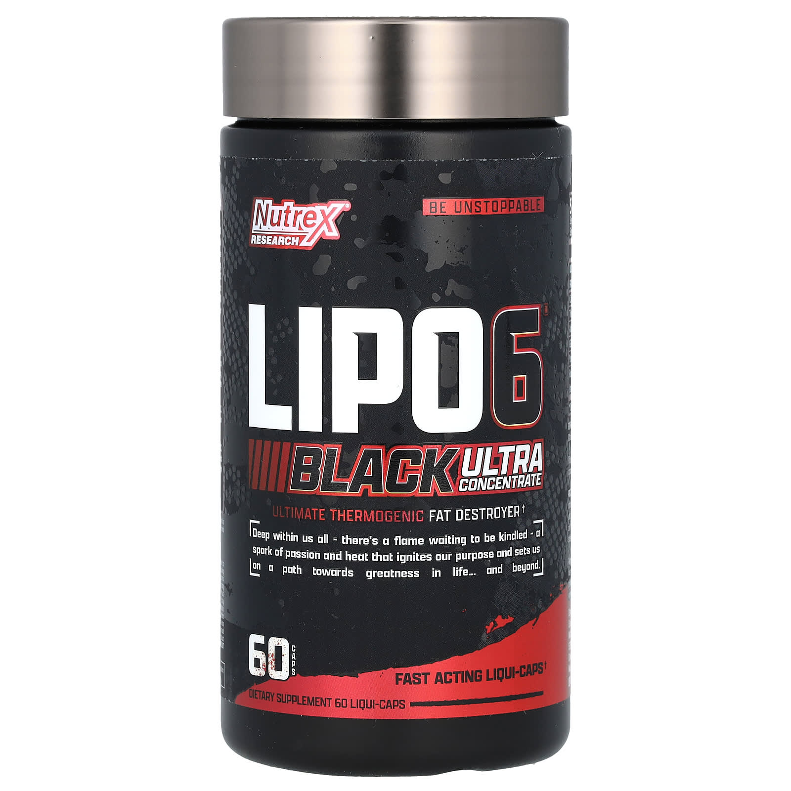 Nutrex Research LIPO-6 Black ультраконцентрат 60 капсул 4890₽