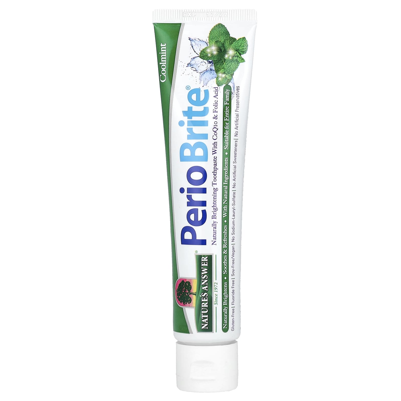 Nature's Answer, PerioBrite®, зубная паста с ксилитолом, холодная мята, 113,4 г (4 унции)