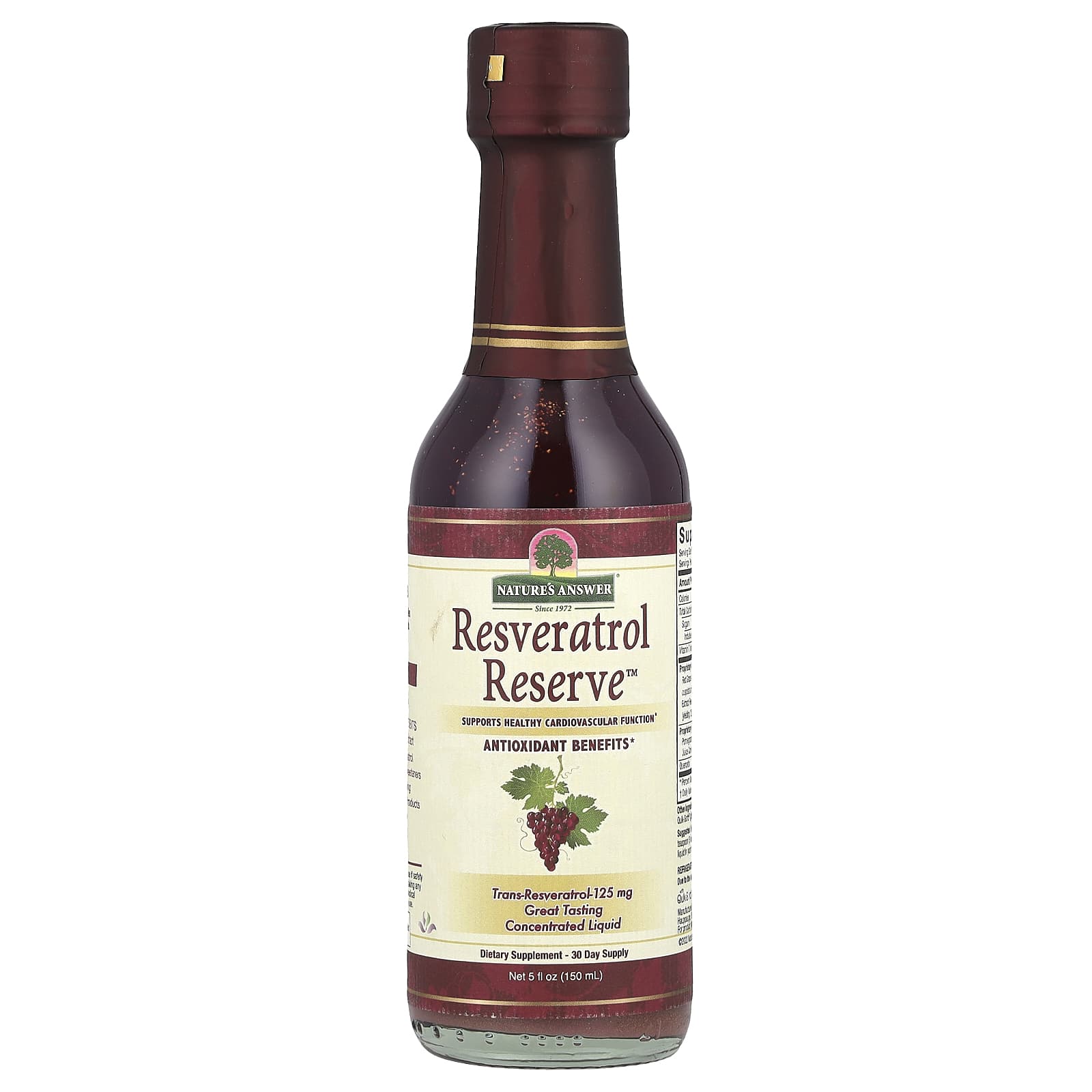 Natures Answer Resveratrol Reserve 150 мл 5 жидк унций 5490₽