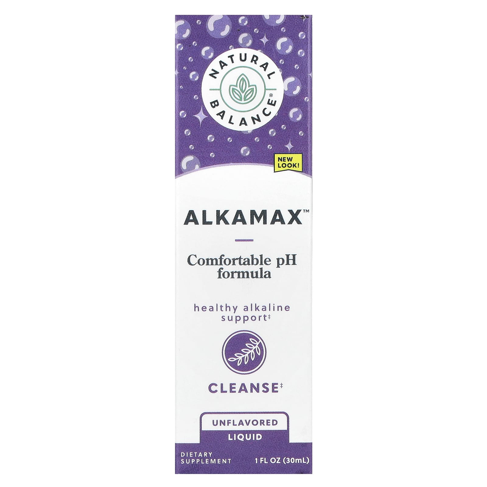 Natural Balance, AlkaMax, жидкая формула с комфортным уровнем pH, без добавок, 30 мл (1 жидк. Унция)