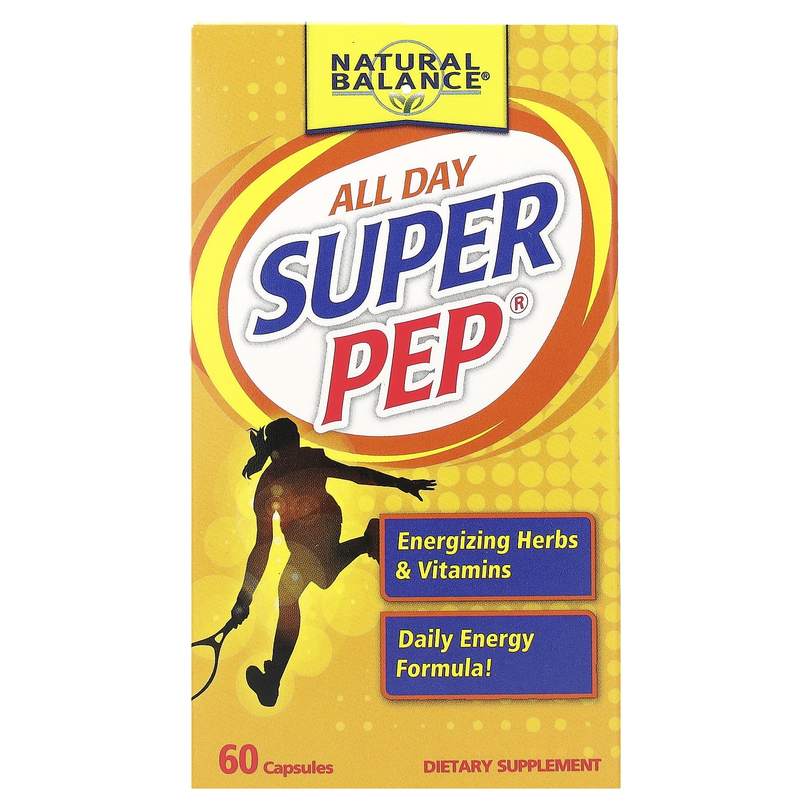 Natural Balance, All Day Super Pep, 60 капсул