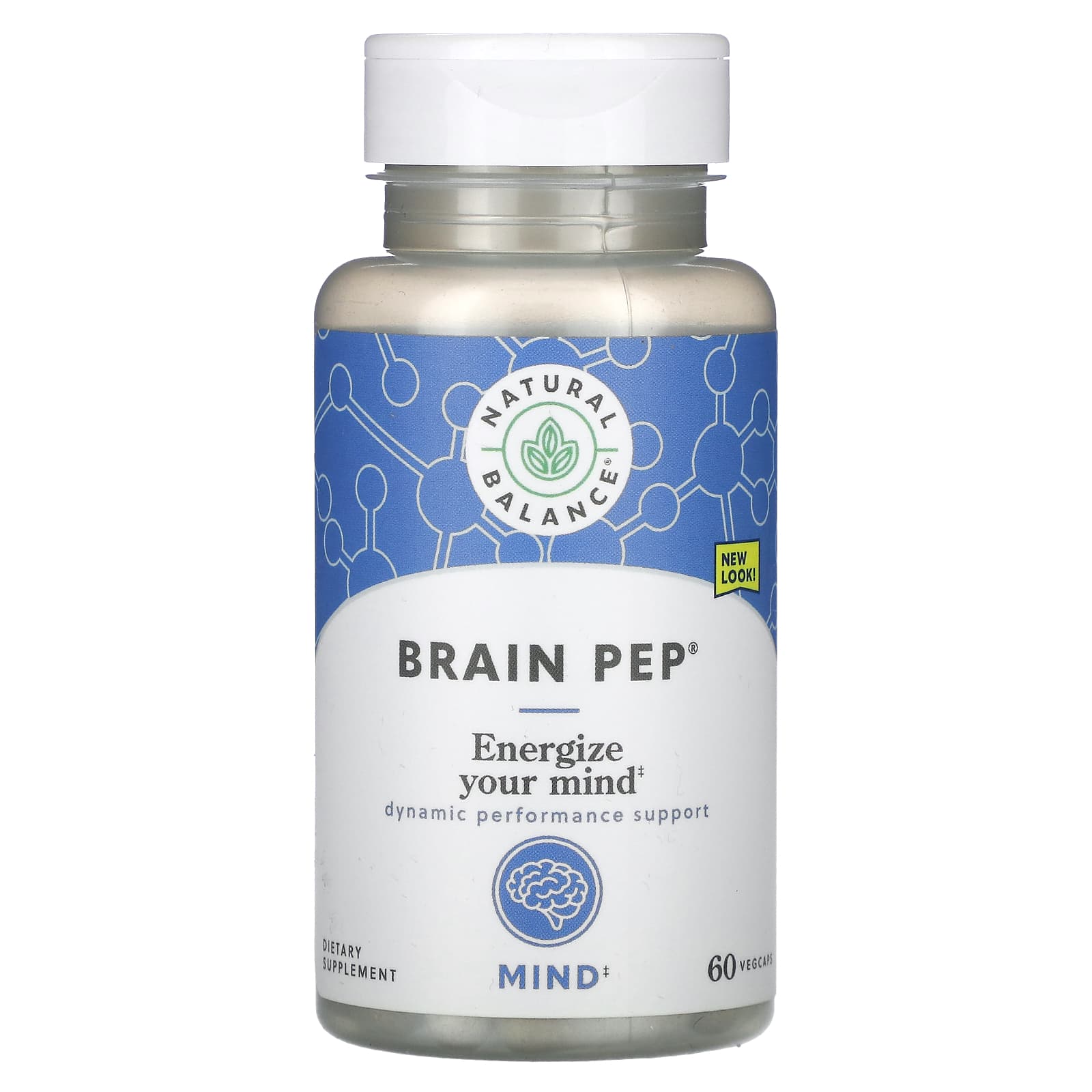 Natural Balance, Brain Pep, 60 растительных капсул