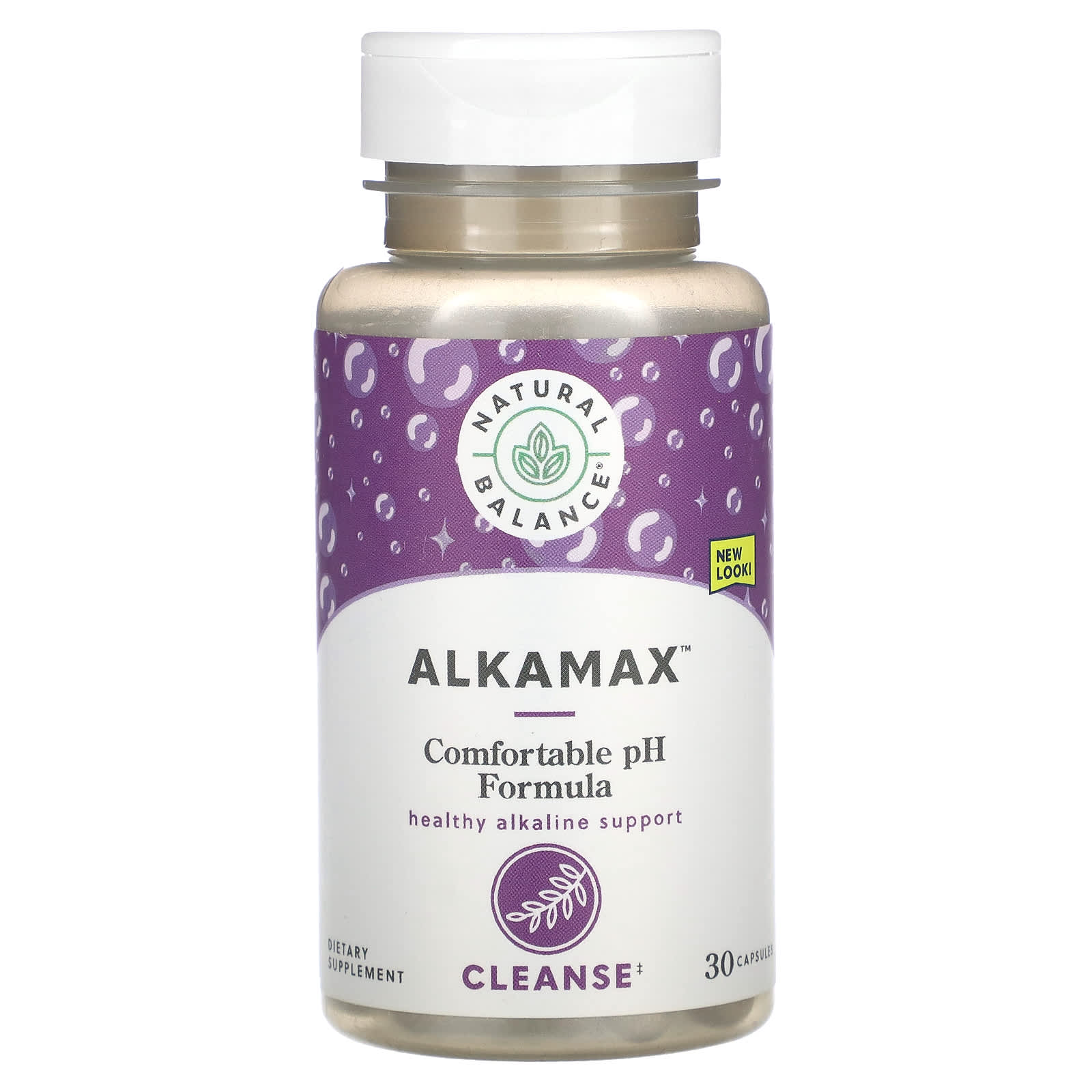 Natural Balance, AlkaMax, очищение, 30 капсул