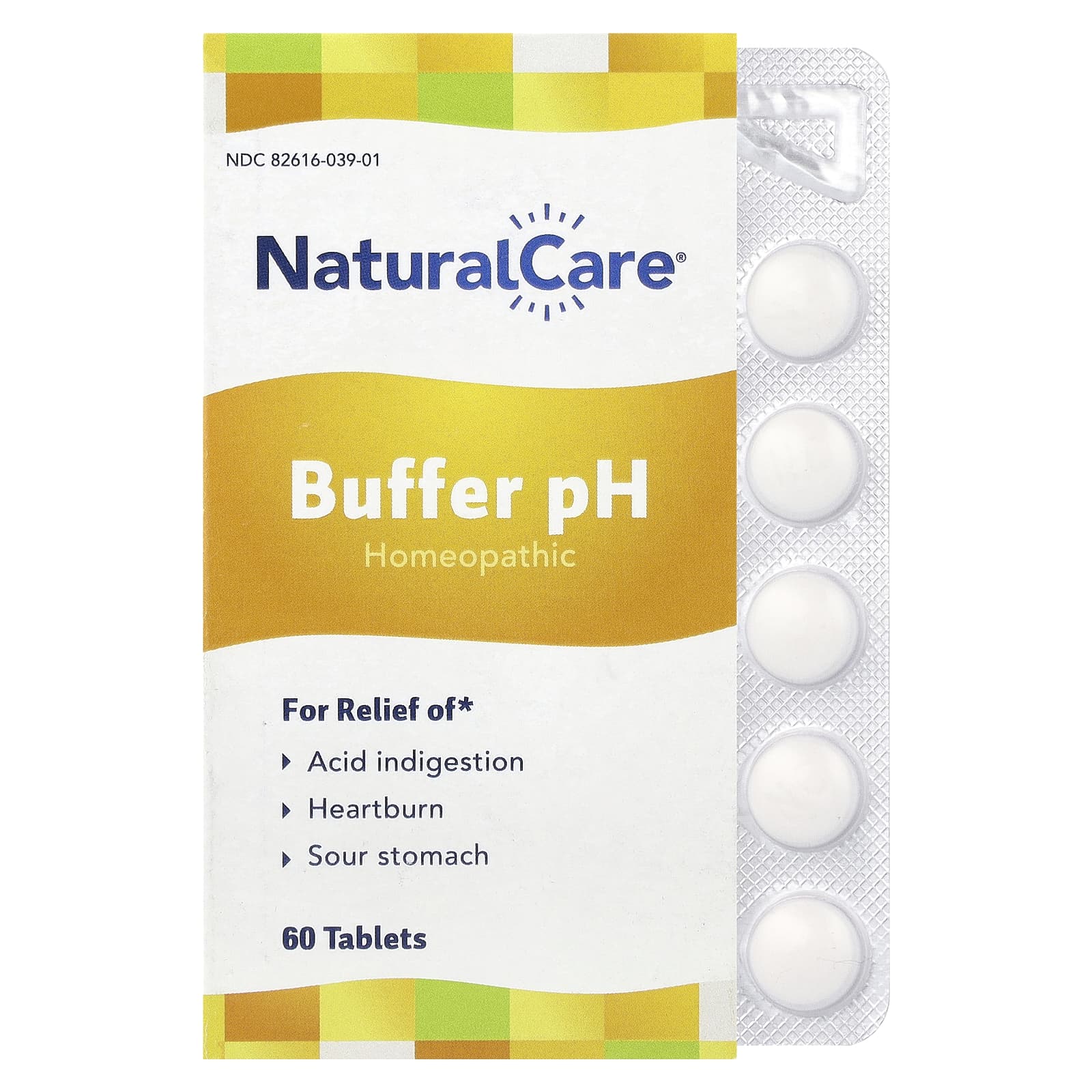 NaturalCare, Buffer pH, 60 таблеток