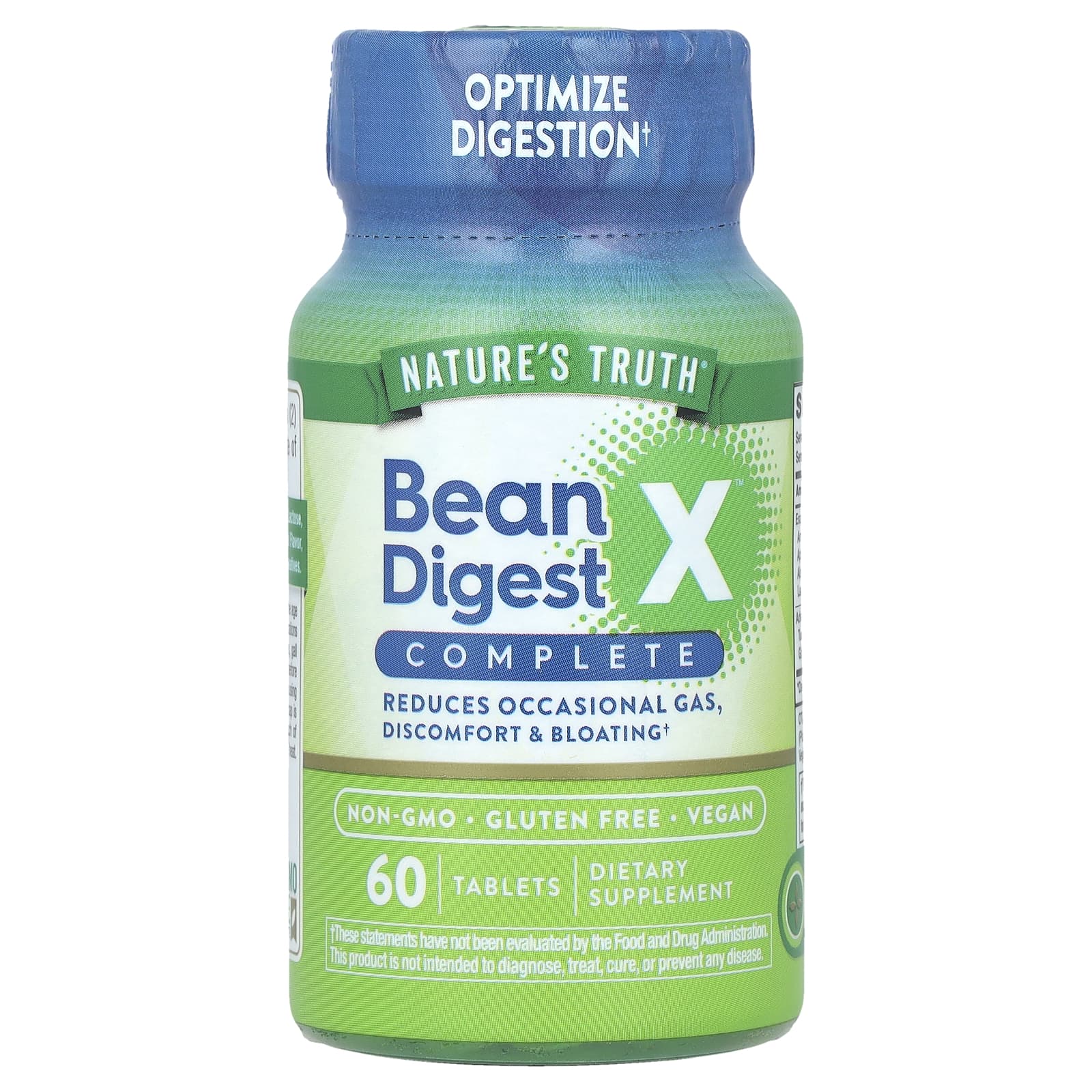 Nature's Truth, Bean Digest X ™ Complete, 60 таблеток