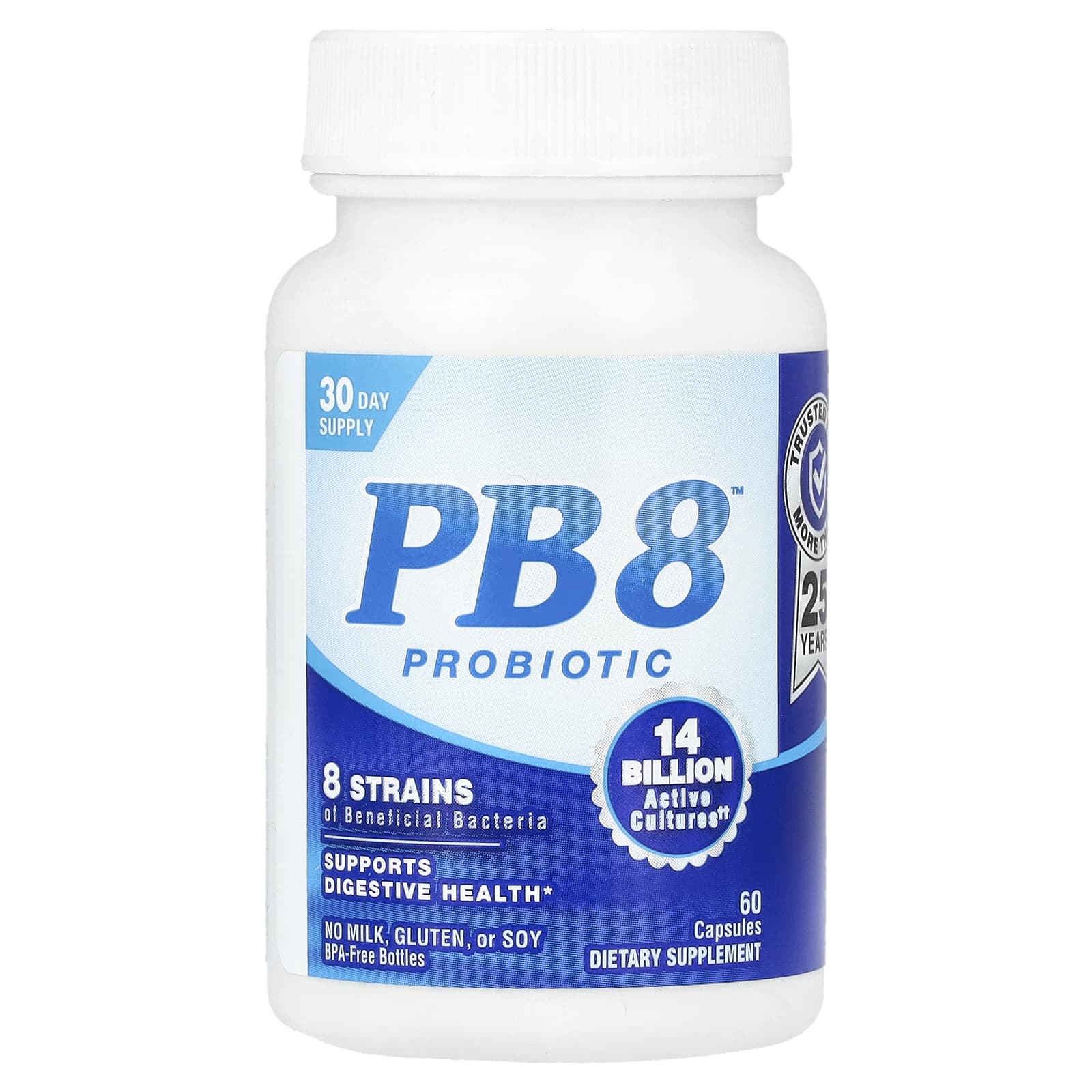 Nutrition Now, PB 8 ™, пробиотик, 14 миллиардов, 60 капсул