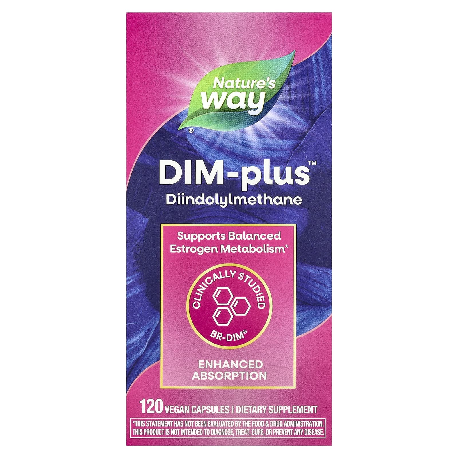 Nature's Way, DIM-Plus ™, 120 веганских капсул