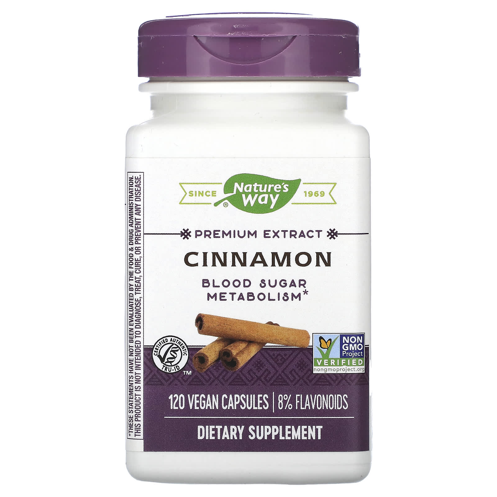 Nature's Way, Cinnamon, 120 Vegan Capsules