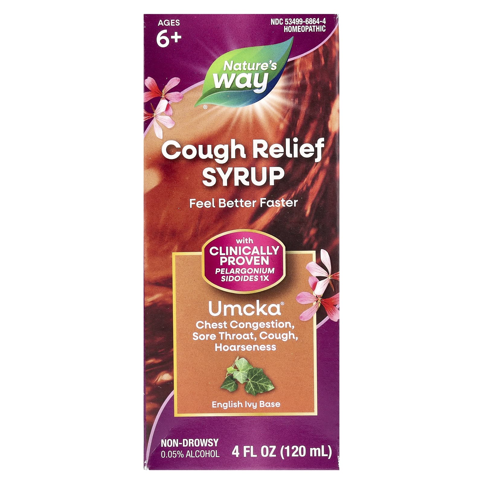 Nature's Way, Umcka Cough, успокаивающий сироп, 120 мл (4 унции)