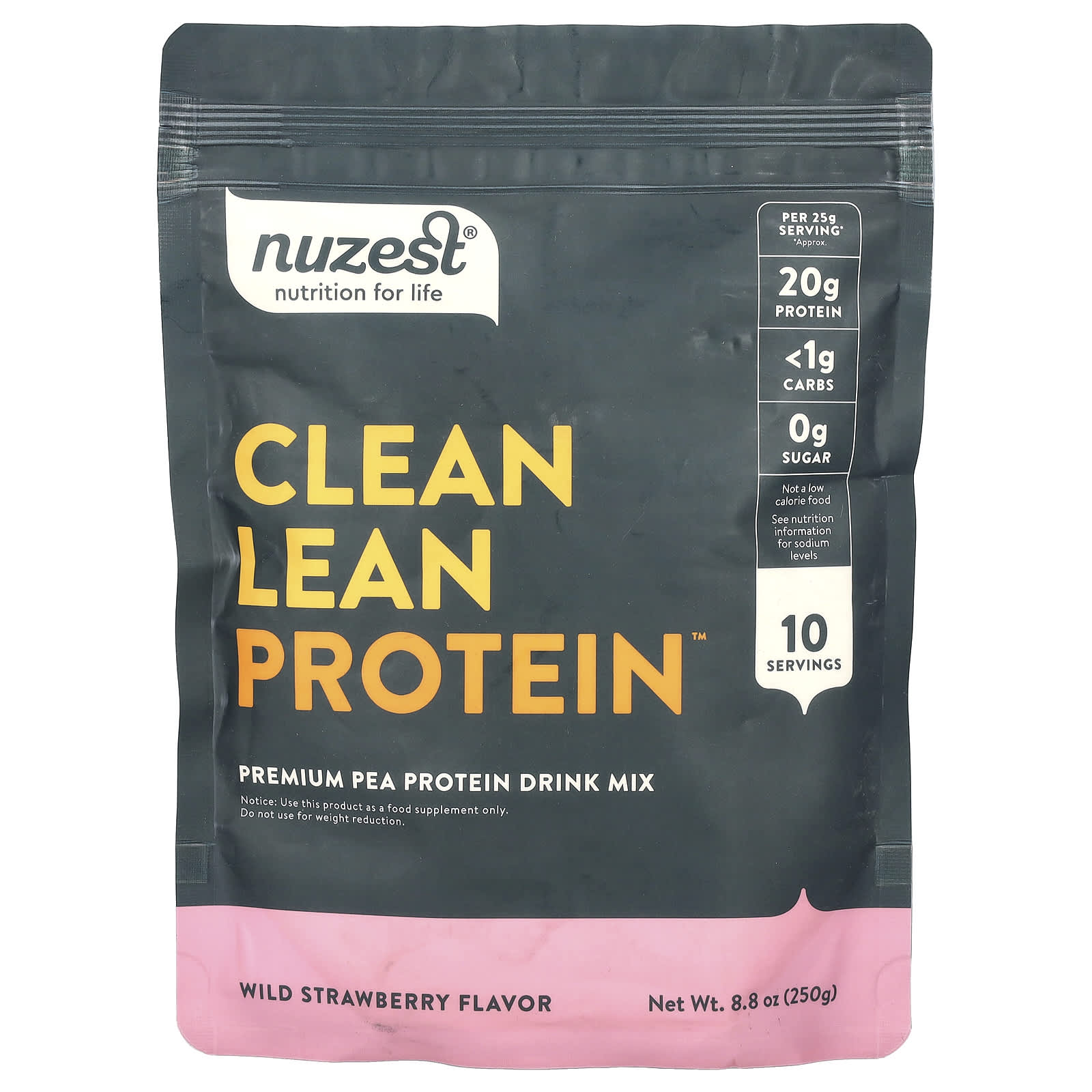 Nuzest Clean Lean Protein со вкусом лесной клубники 250 г 88 унции 4290₽