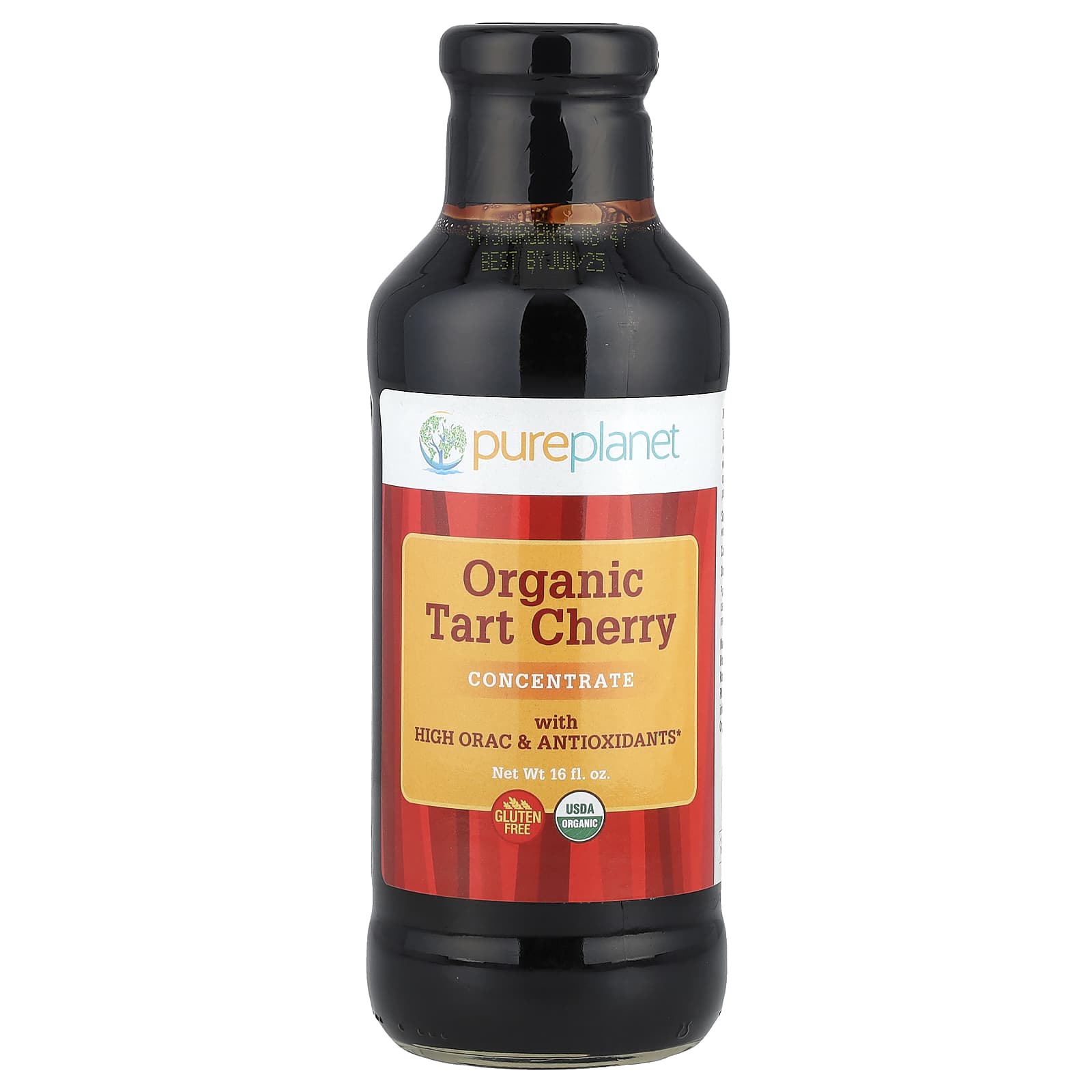 Pure Planet, Органический терпкий вишня, концентрат, 473 мл (16 жидк. Унций)