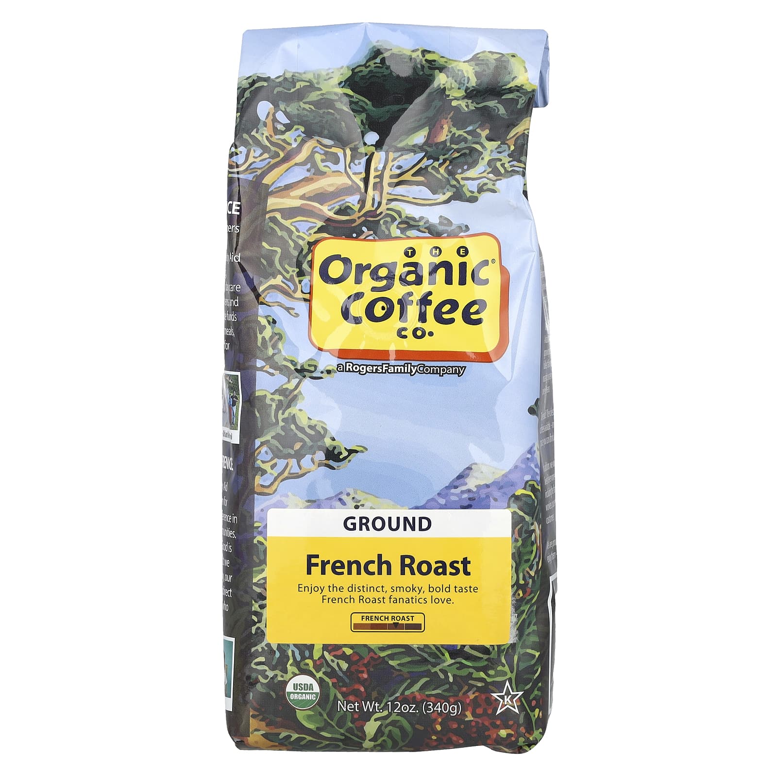 Organic Coffee Co French Roast молотый кофе 340 г 12 унций 2790₽