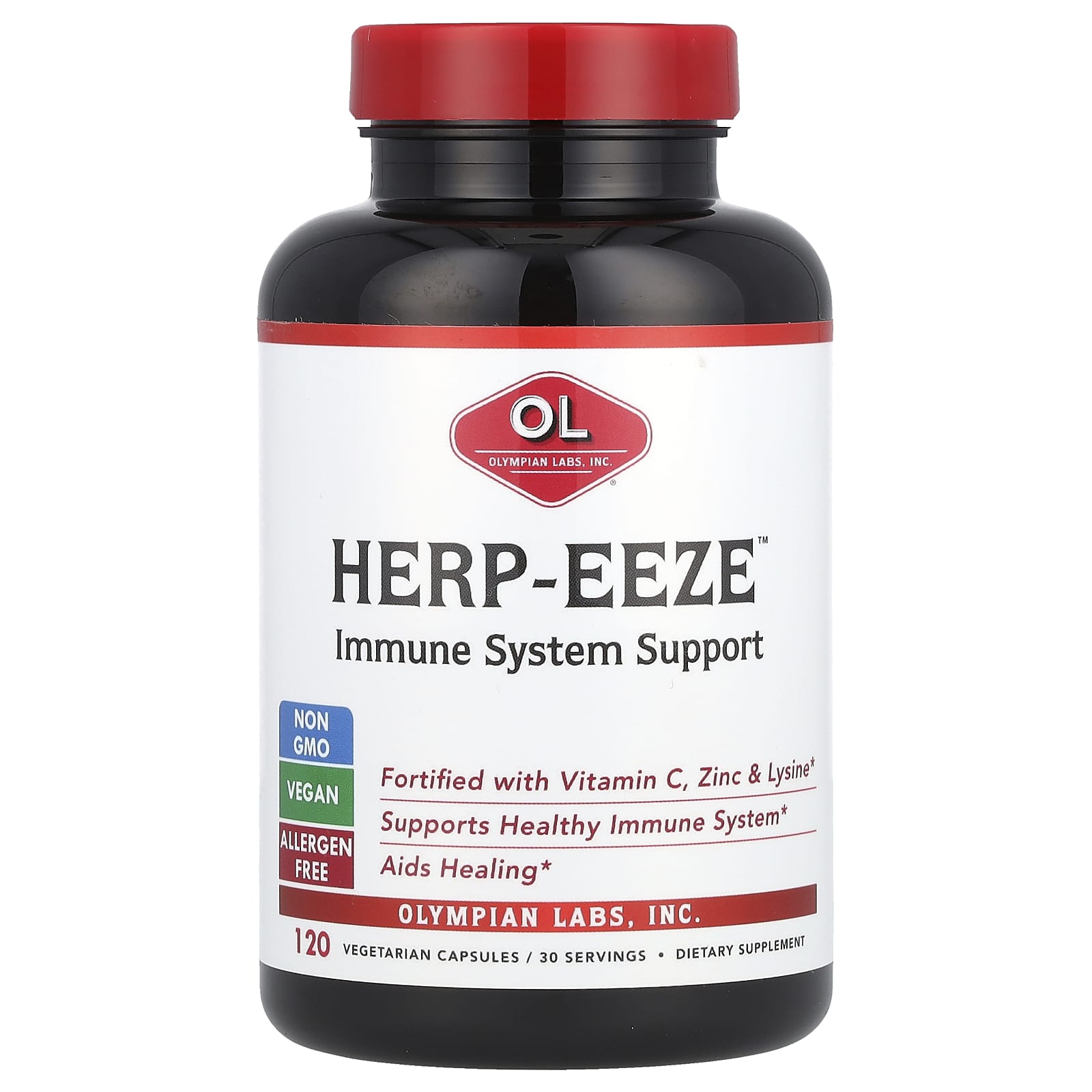 Olympian Labs Herp-Eeze 120 вегетарианских капсул 13090₽