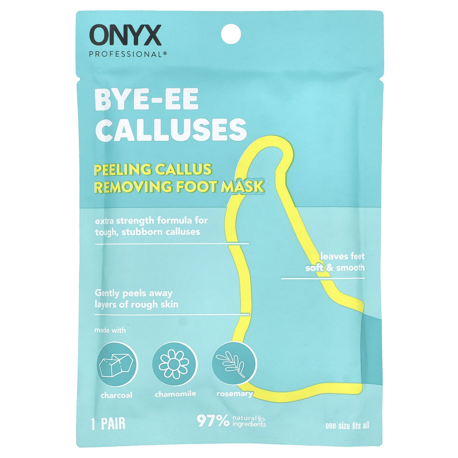 Onyx Professional Bye-EE Callus маска для ног для удаления мозолей 1 пара 1590₽