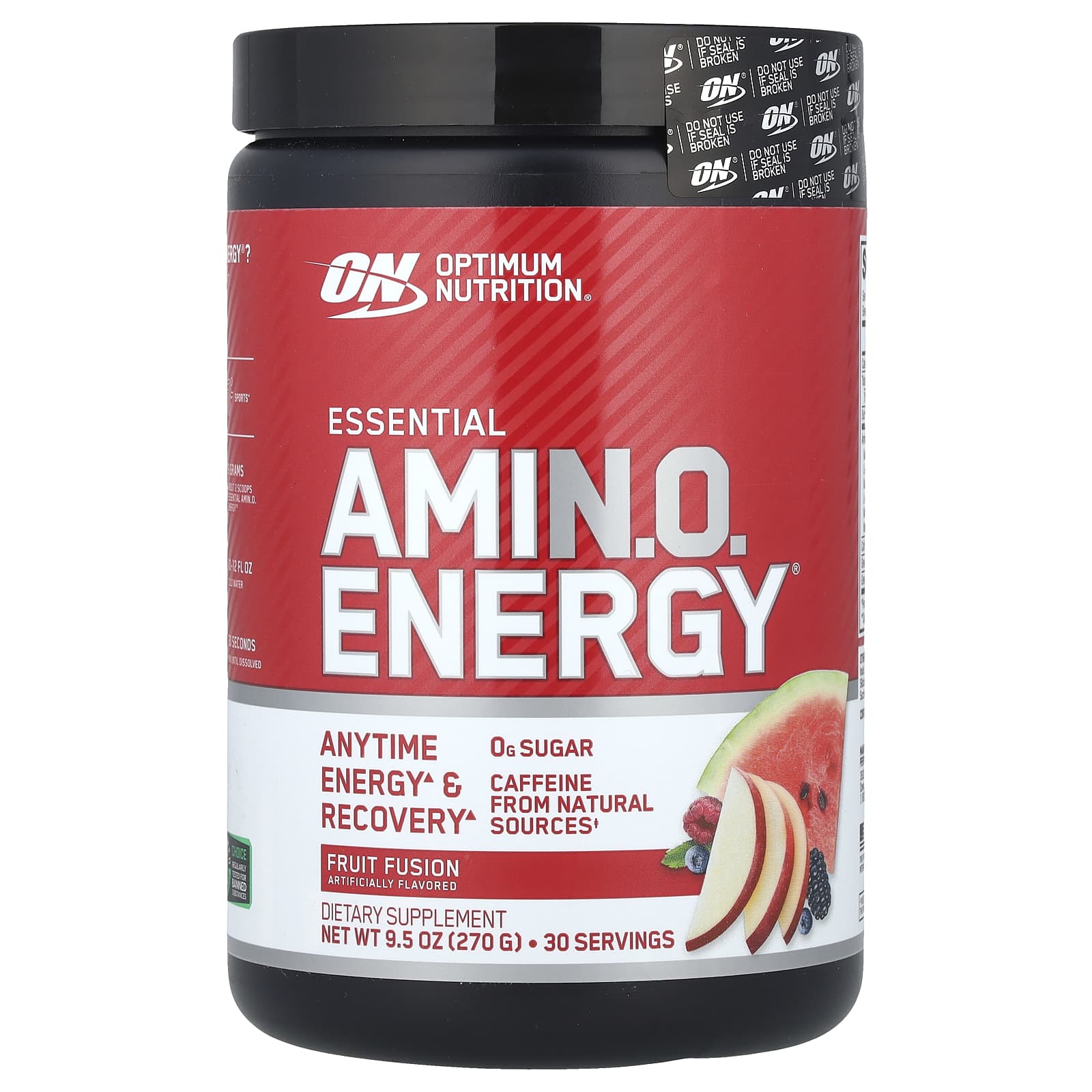 Optimum Nutrition, Essential Amin.O. Energy, фруктовая смесь, 270 г (9,5 унции)