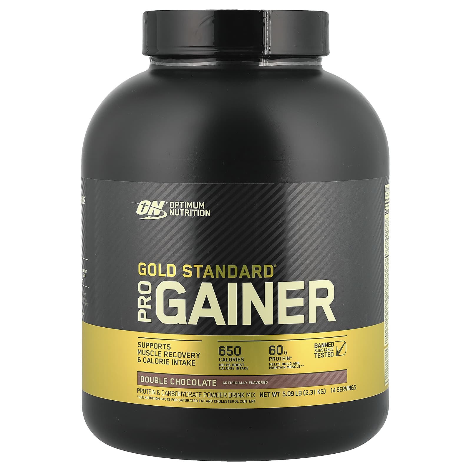 Optimum Nutrition, Gold Standard, Pro Gainer, двойной шоколад, 2,31 кг (5,09 фунта)