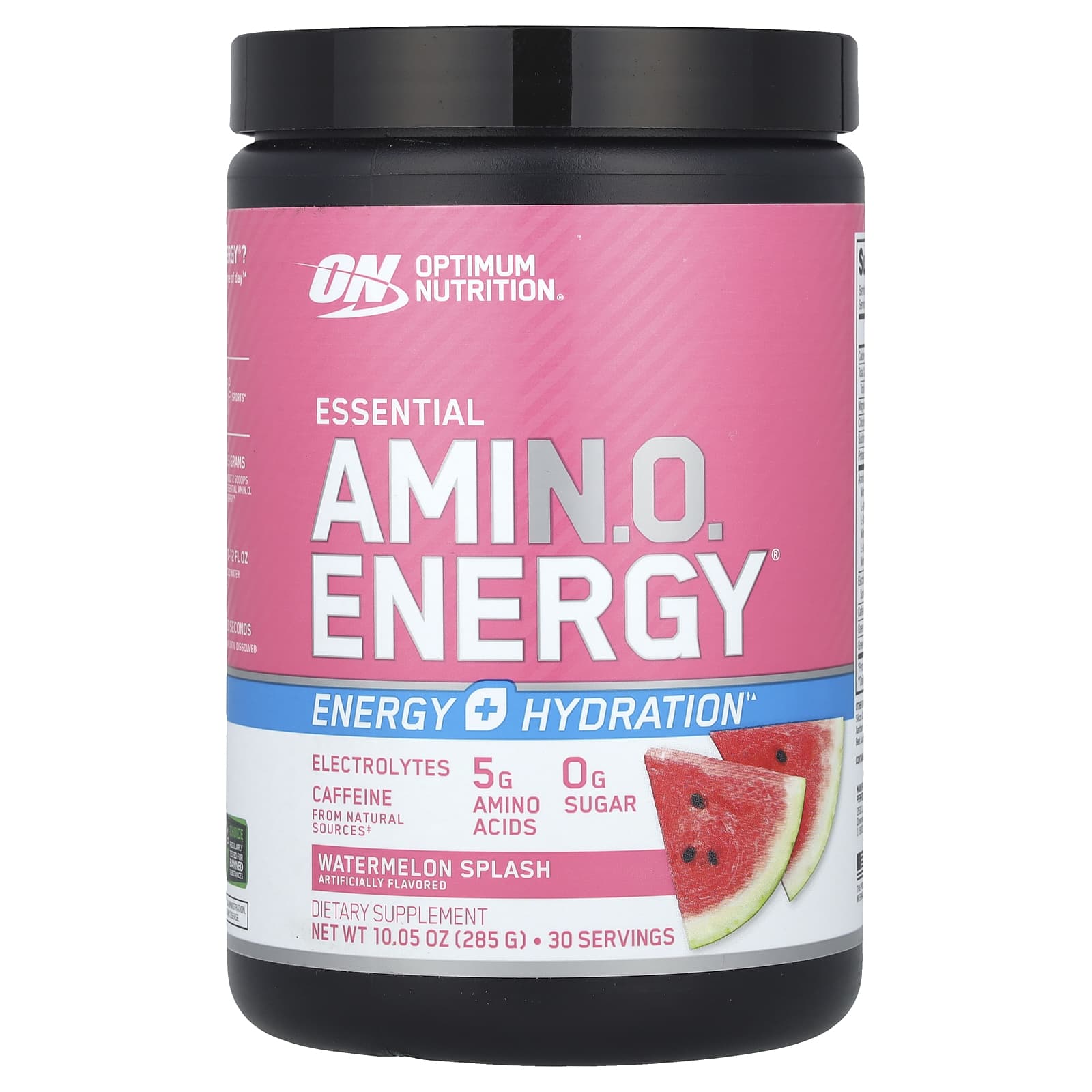 Optimum Nutrition, Essential Amin.O. Energy, арбузный спрей, 285 г (10,05 унции)