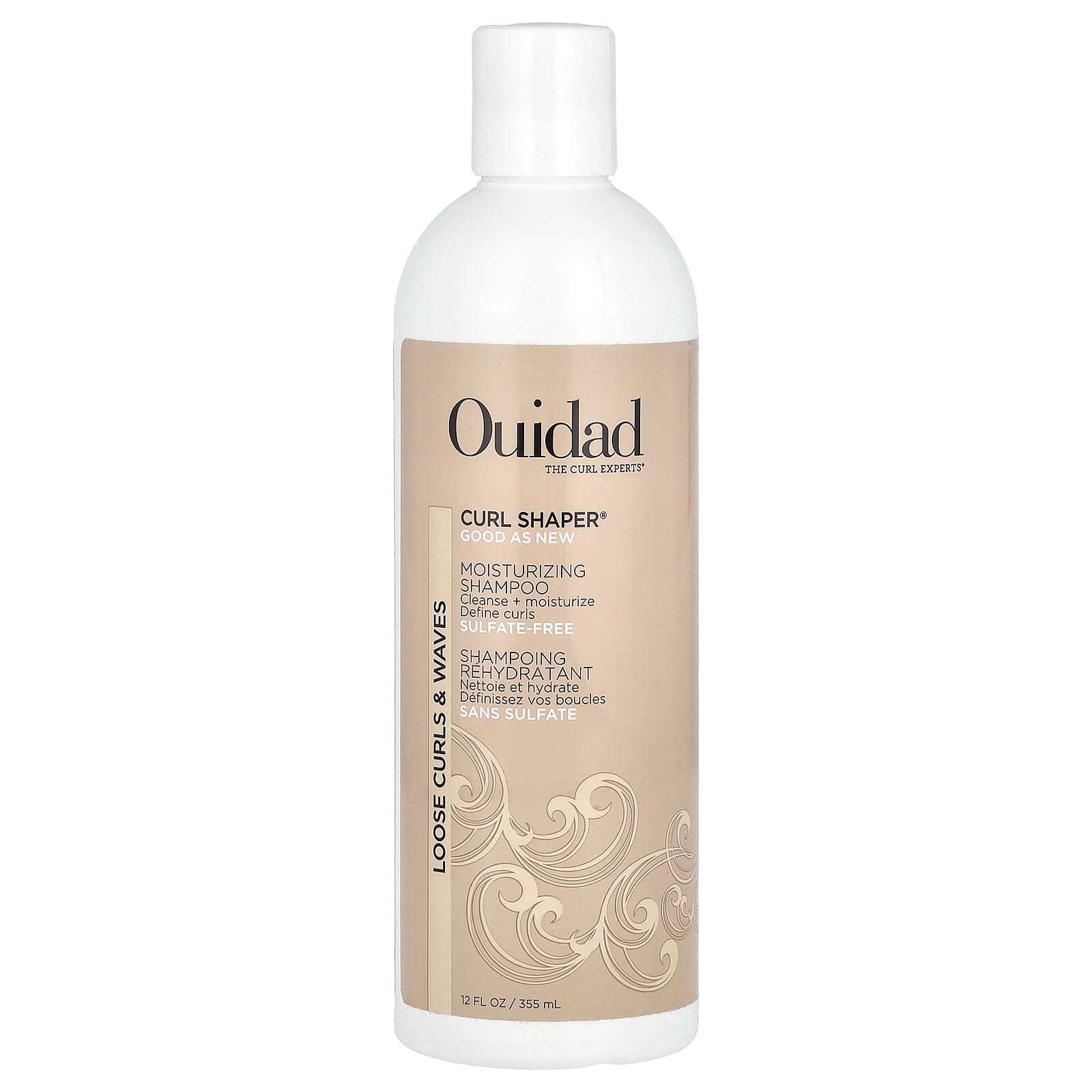 Ouidad, Curl Shaper®, увлажняющий шампунь, для ослабления кудрей и завитков, 355 мл (12 жидк. унц.)