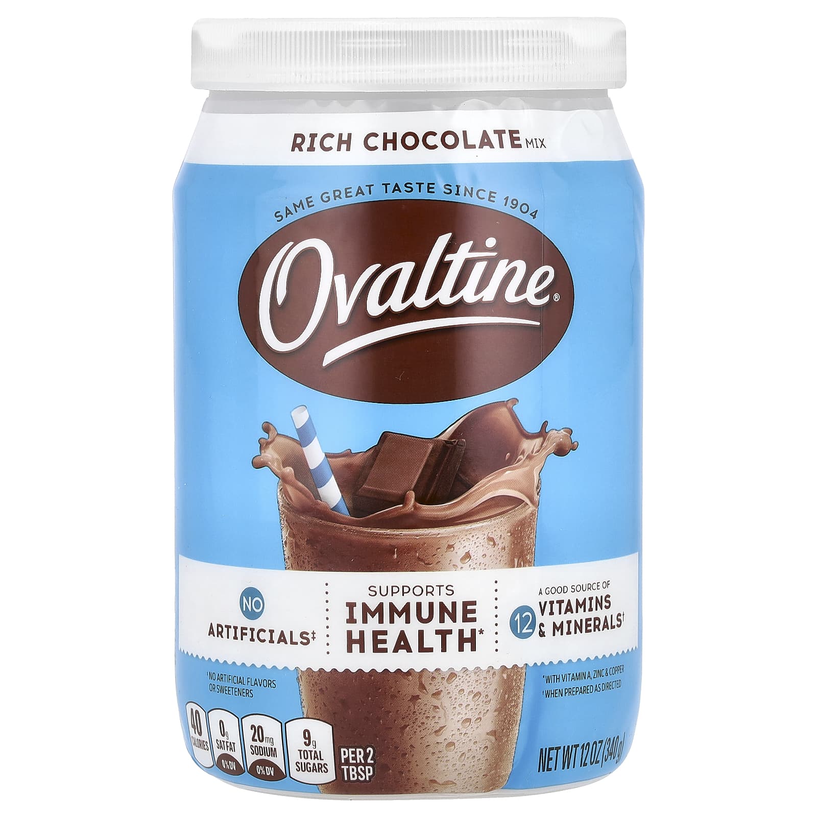 Ovaltine Густое какао 12 унций 340 г 1790₽