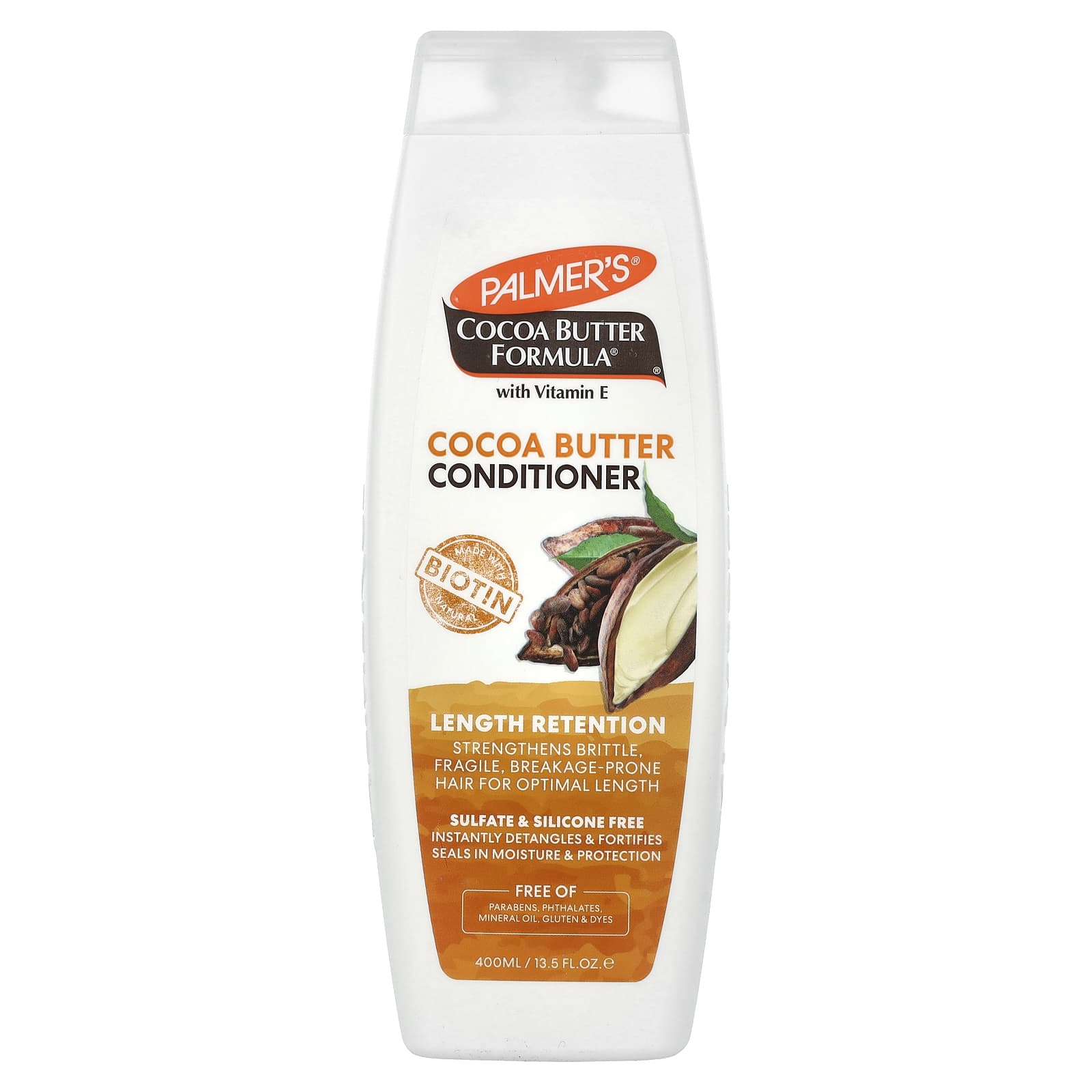 Palmer's, Какао-масло с витамином Е, кондиционер для фиксации длины волос, 400 мл (13,5 жидк. Унции)