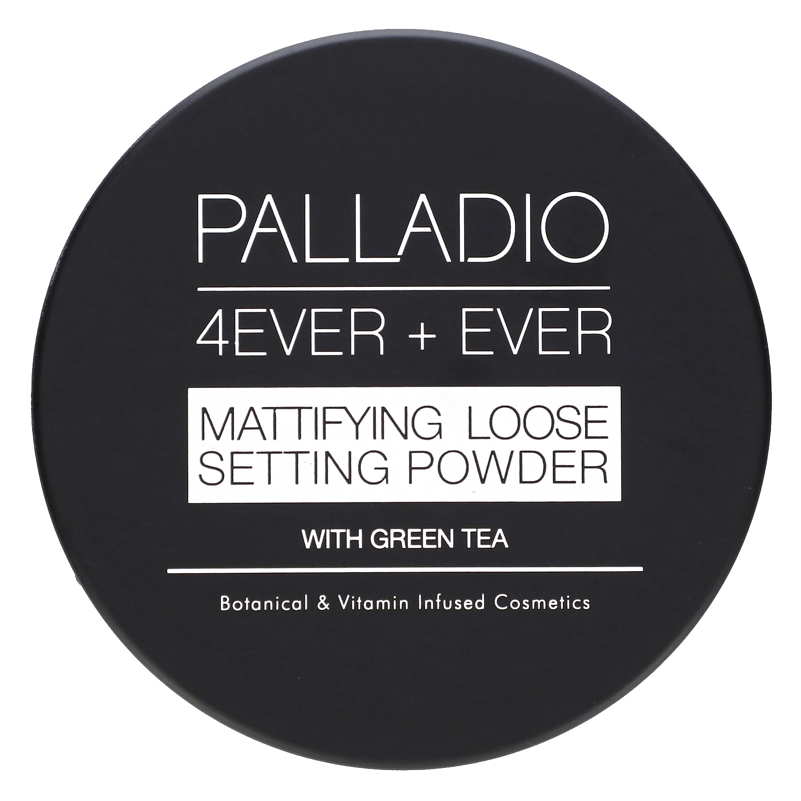 Palladio, 4Ever + Ever, матирующая рассыпчатая пудра с зеленым чаем, полупрозрачная, 6 г (0,21 унции)