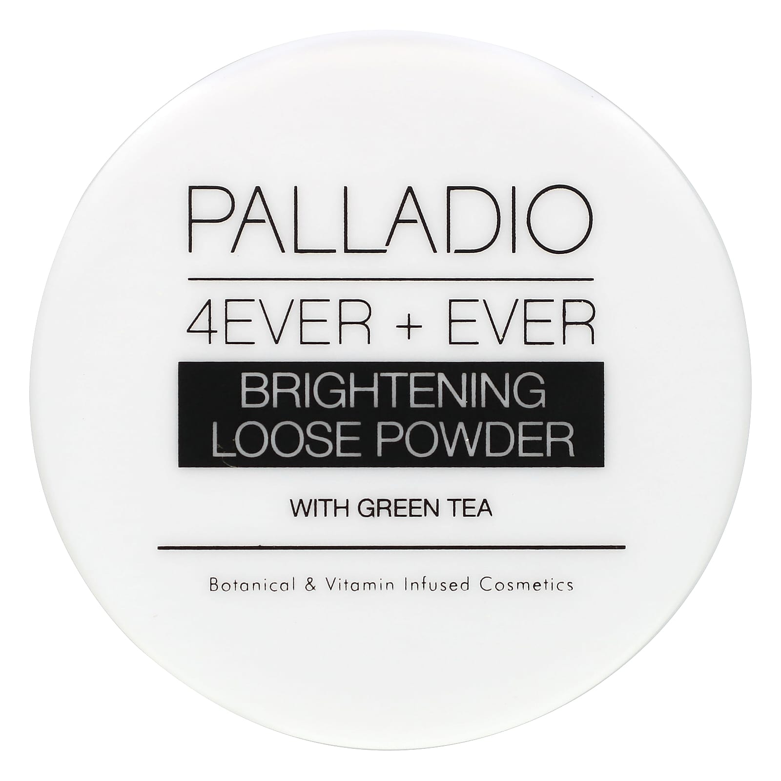 Palladio, 4Ever + Ever, рассыпчатая пудра для сияющей кожи с зеленым чаем, 6 г (0,21 унции)