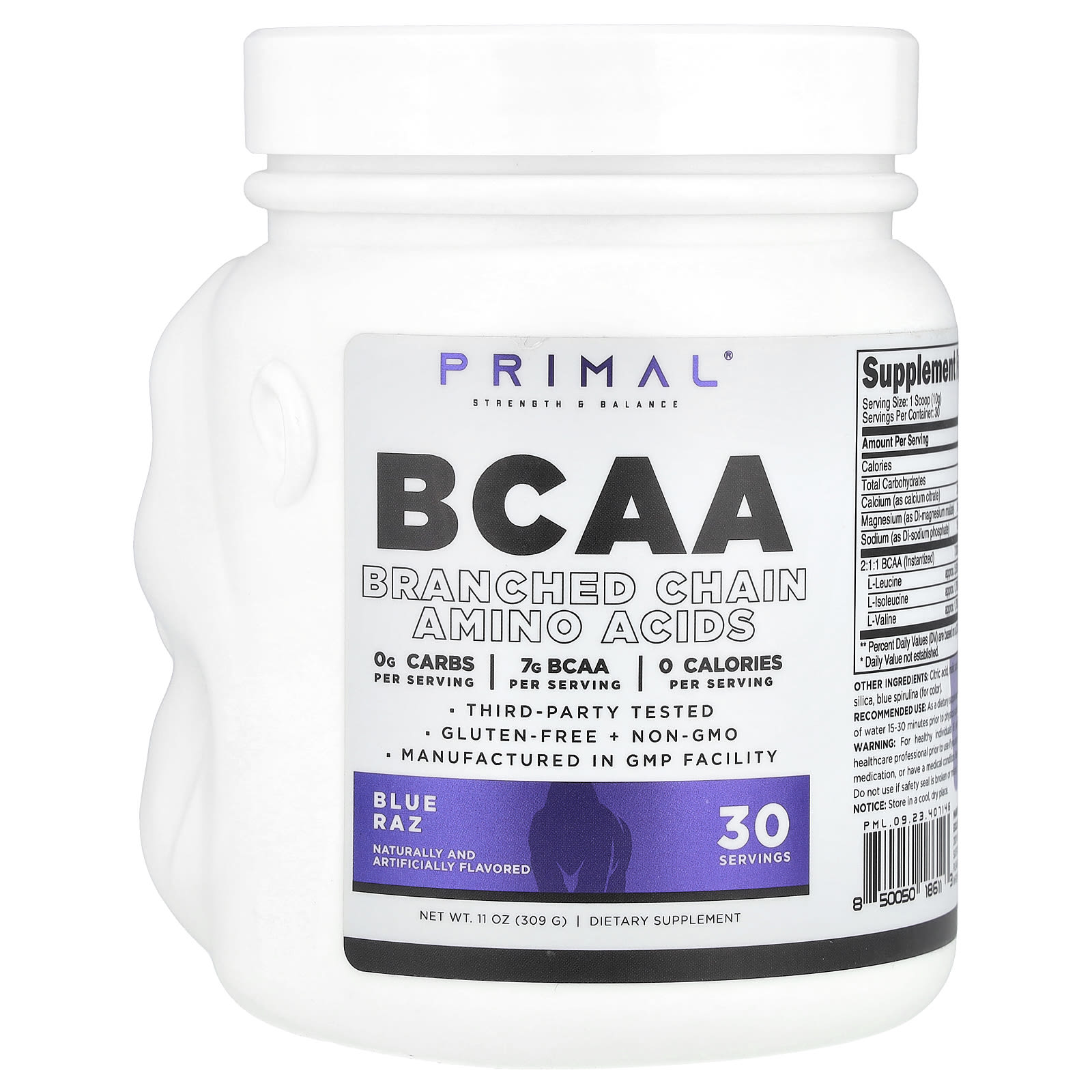 PrePrimal BCAA Blue Raz 309 г 11 унций 7090₽