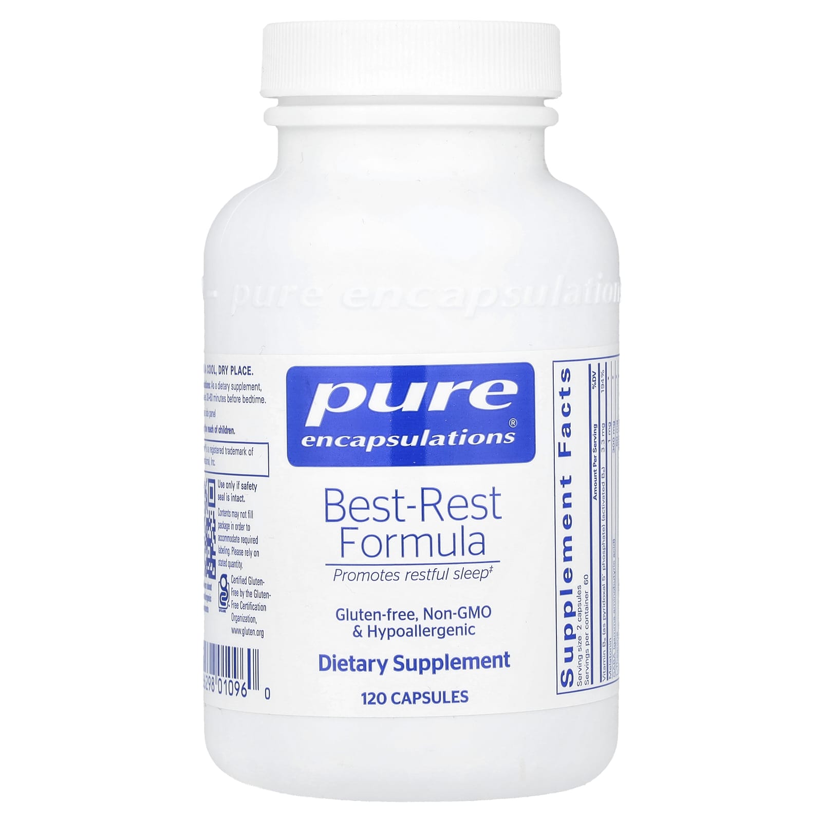 Pure Encapsulations, Best-Rest Formula, 120 капсул