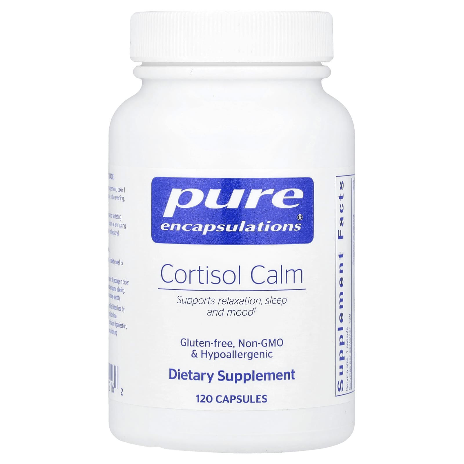 Pure Encapsulations, Cortisol Calm, 120 капсул