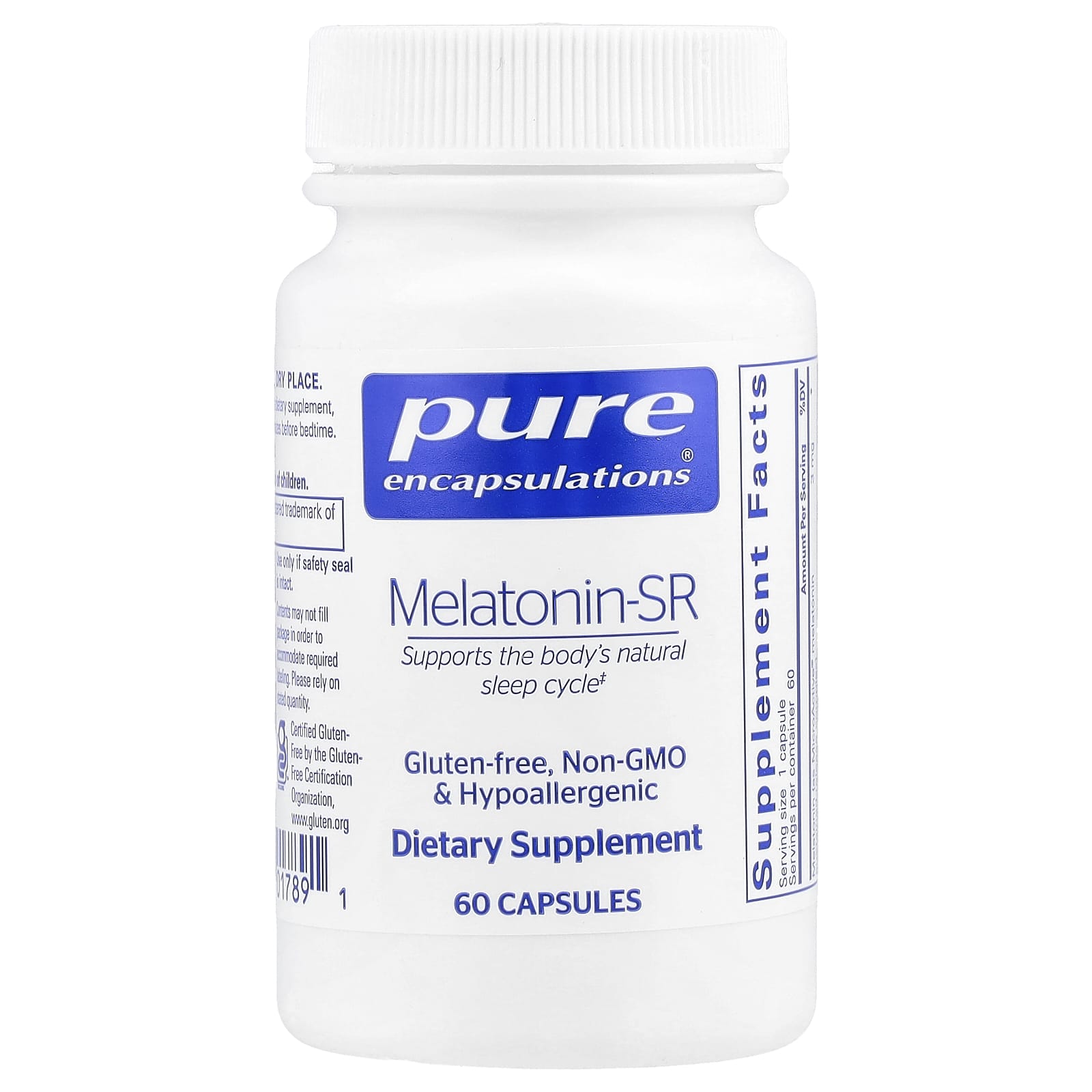 Pure Encapsulations, Melatonin-SR`` 60 капсул