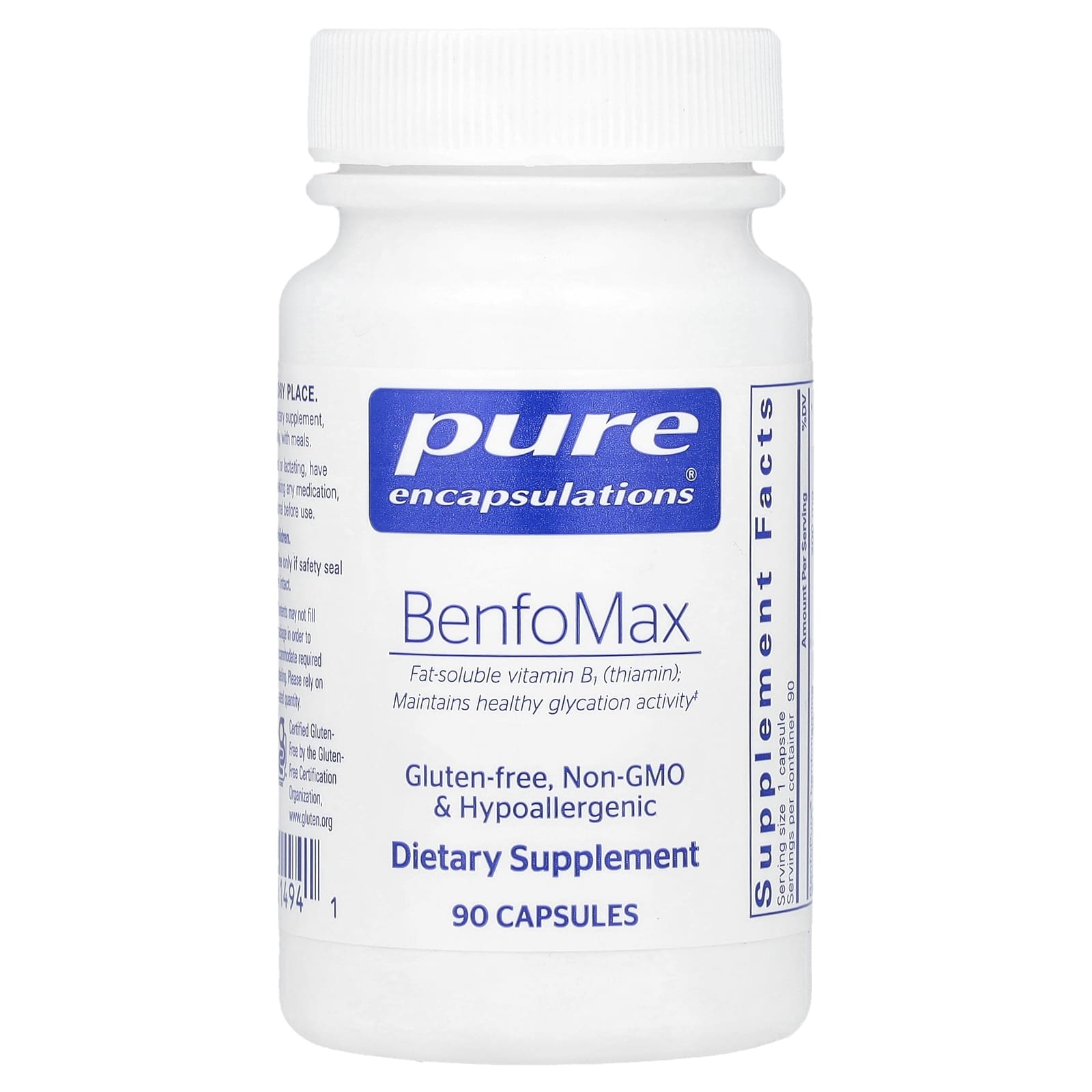 Pure Encapsulations, BenfoMax`` 90 капсул