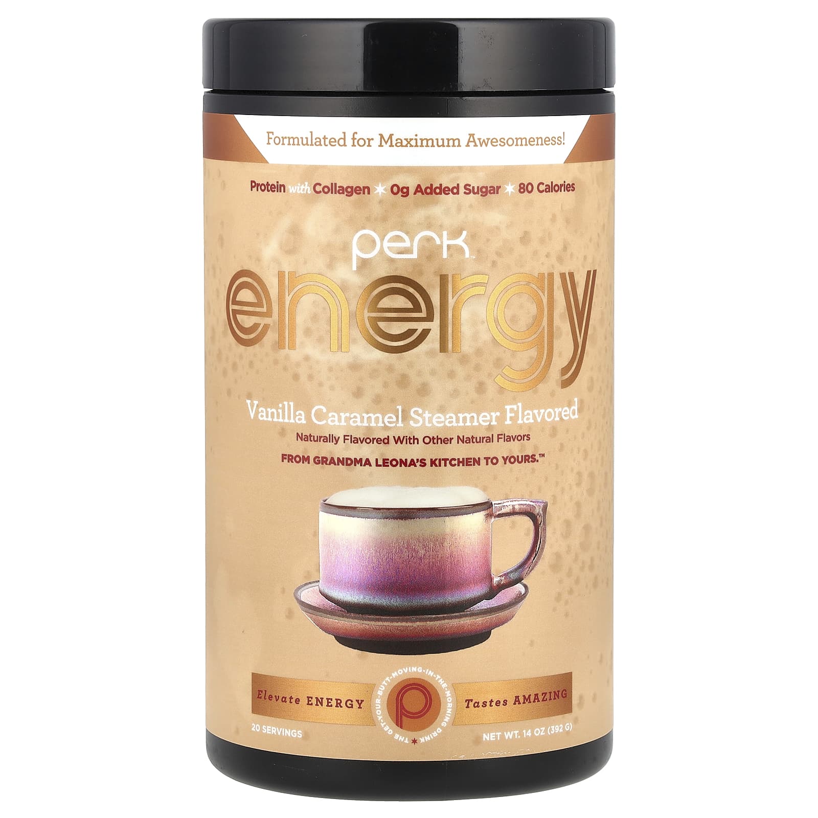 Perk Energy Пароварка с ванилью и карамелью 392 г 14 унций 6990₽