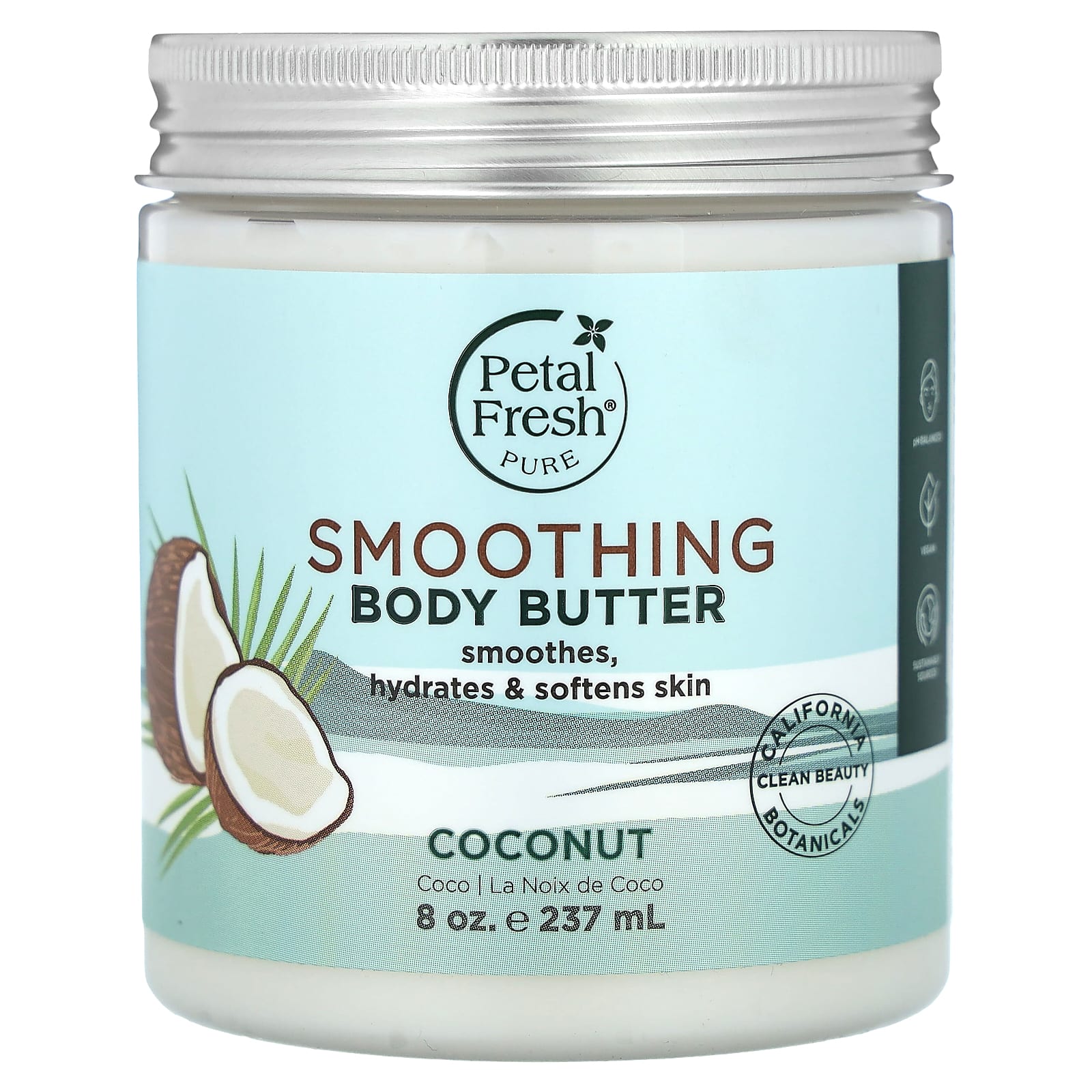 Petal Fresh, масло для гладкости тела, кокос, 2,37 мл (8 унций)