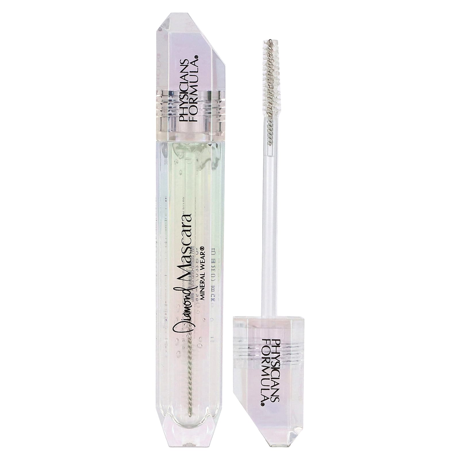 Physicians Formula, Mineral Wear, Diamond Mascara, прозрачная тушь 5-в-1, 1711954 Clear Diamond, 9,5 мл (0,32 жидк. Унции)